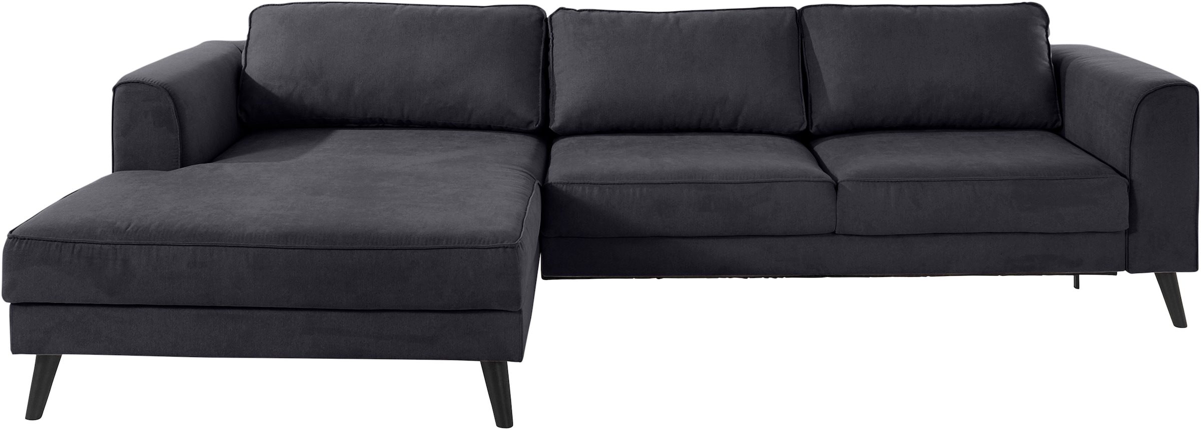 INOSIGN Ecksofa "Lumber Jack, elegant und bequem, Breite 280, hoher Fuß, L- günstig online kaufen