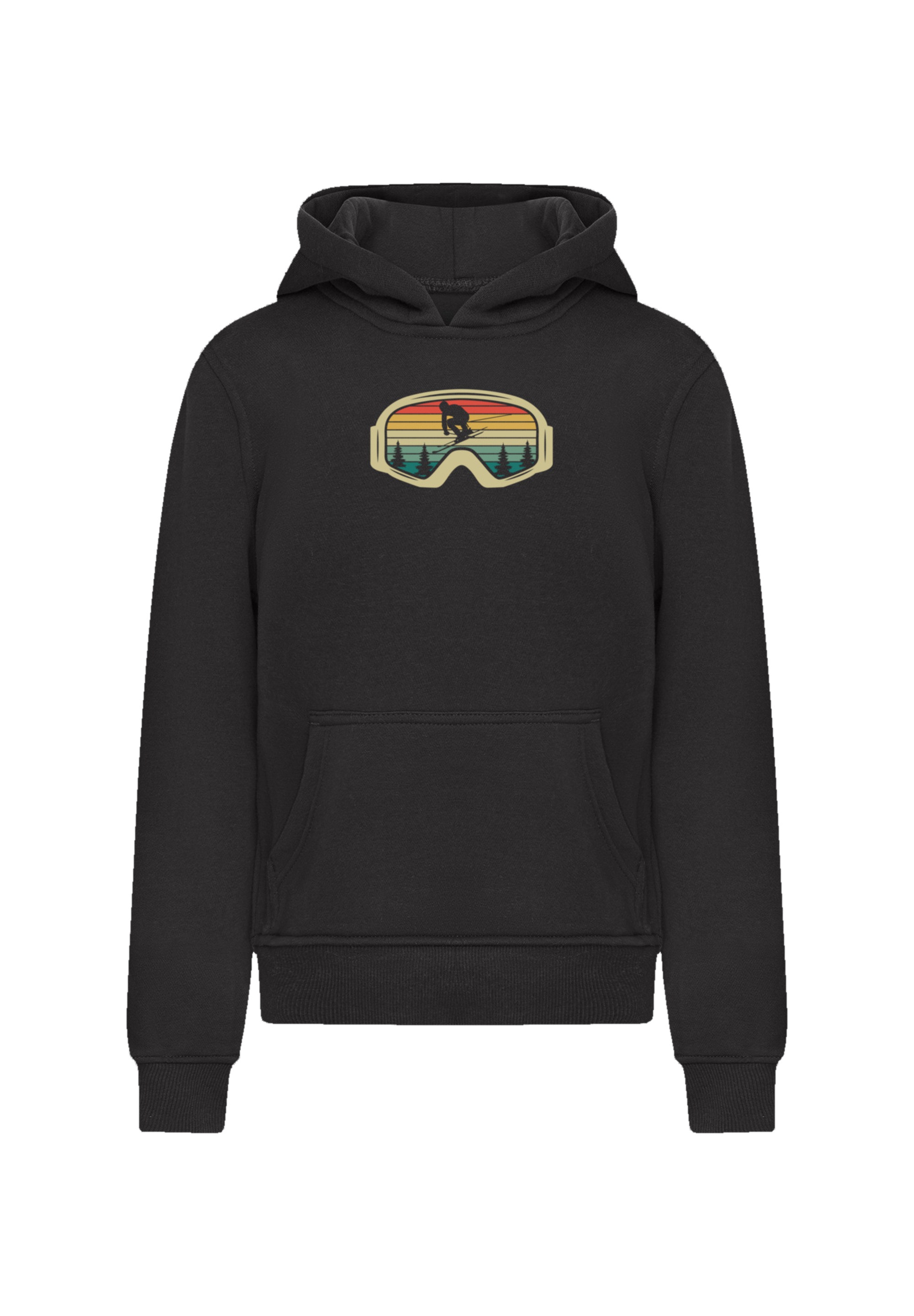 F4NT4STIC Kapuzenpullover »Retro Skibrille Wintersport«, Premium Qualität