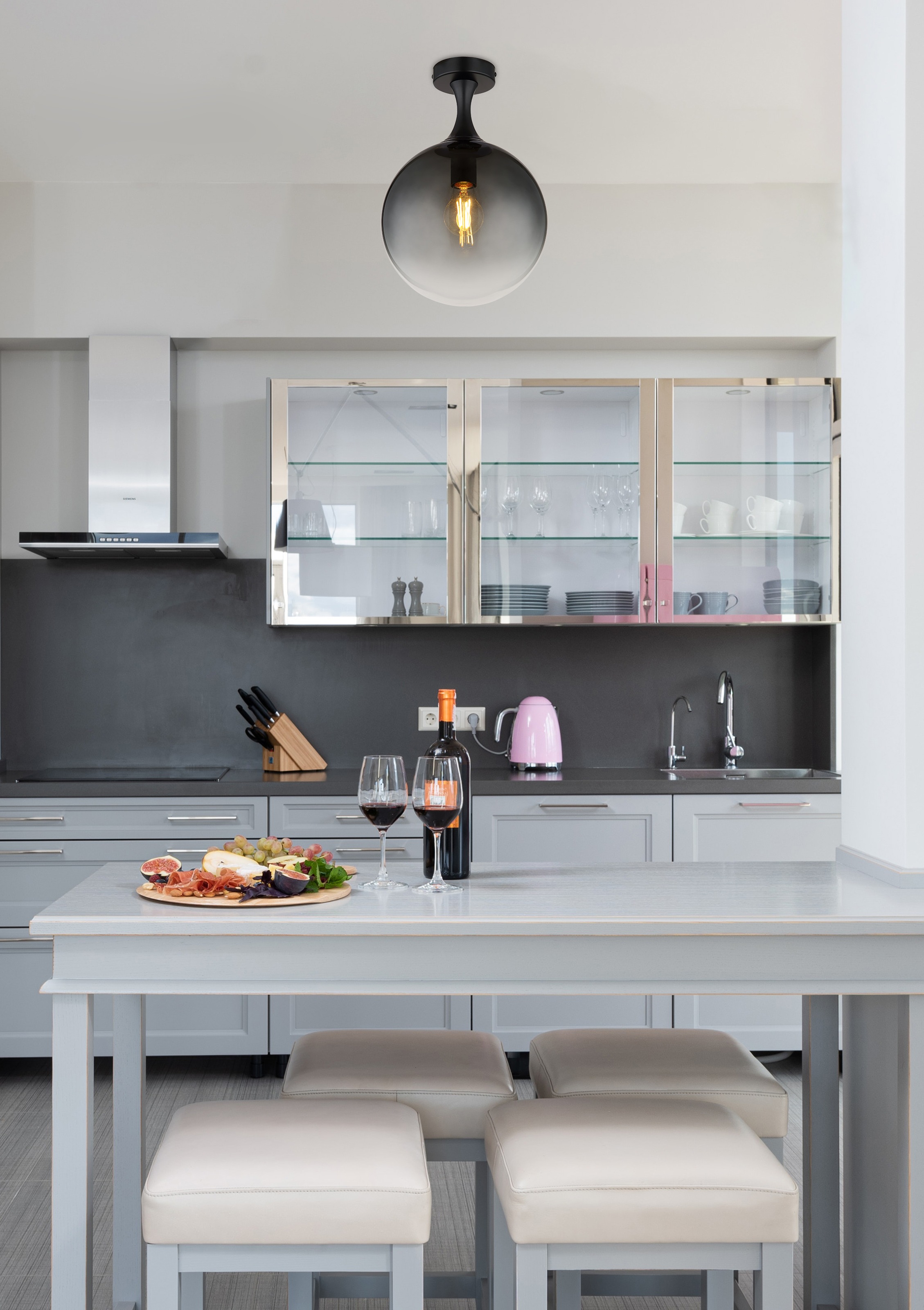 GLOBO LIGHTING Deckenleuchte »DALTON« E27 1 Stk. Deckenlampe Wohnzimmer-Leuchte Schlafzimmer-Leuchte Flur Küche