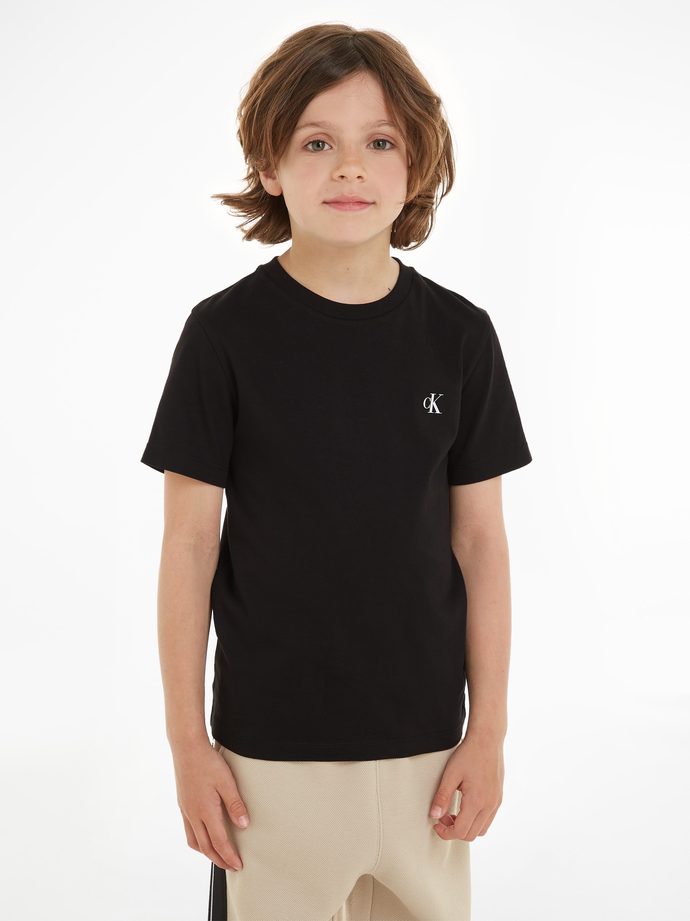 Logodruck Calvin Klein mit ▷ »2-PACK BAUR MONOGRAM | Jeans für T-Shirt TOP«,