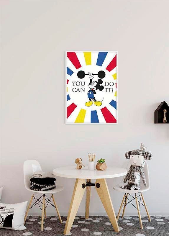 Komar Poster »Mickey Mouse Do it«, Disney, (1 St.), Kinderzimmer,  Schlafzimmer, Wohnzimmer | BAUR