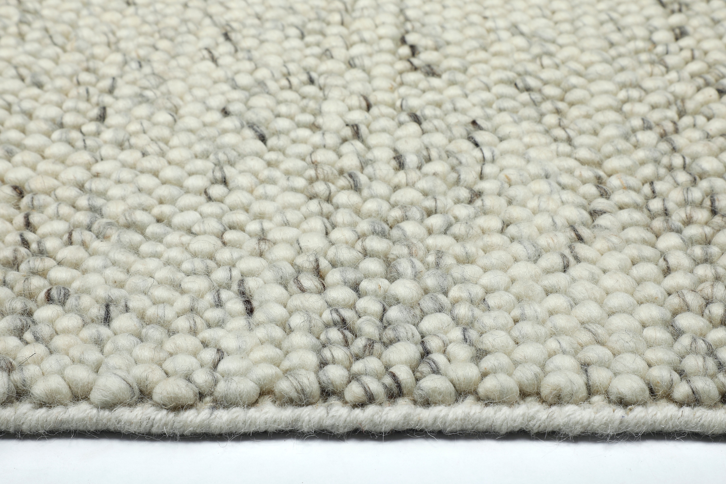 my home Wollteppich »Wolly, Wolle« rechteckig 14 mm Höhe handgewebt, Handweb Teppiche, Wohnzimmer, Schlafzimmer, Esszimmer