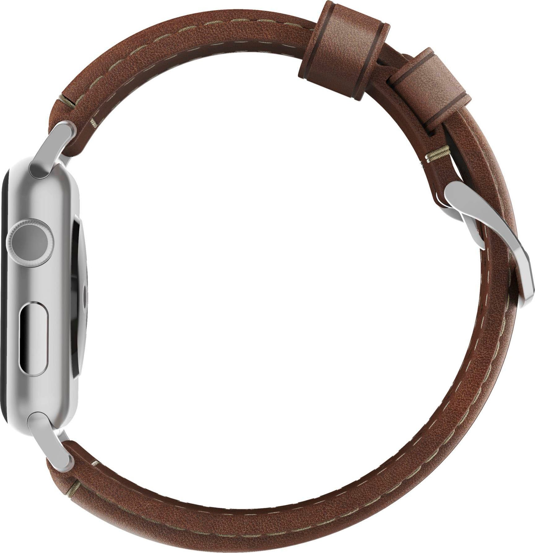 Nomad Smartwatch-Armband »Strap Trad. Lthr. Brown Connect. 42/44/45/49mm«