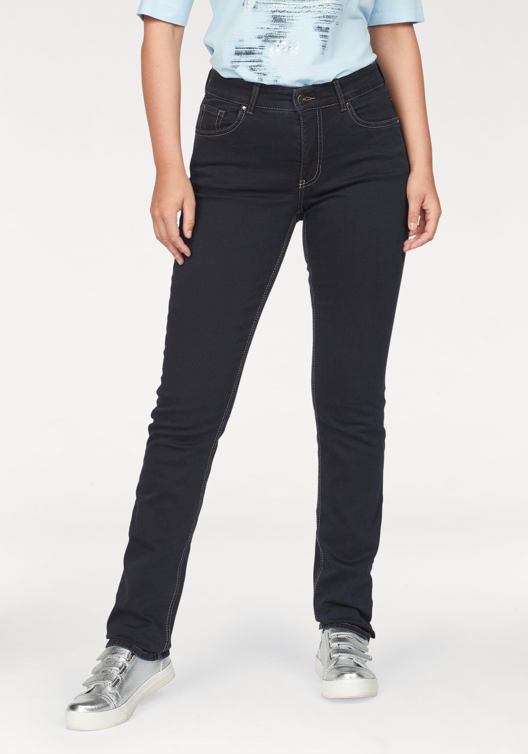 MAC kaufen geschnitten Stretch-Jeans | Gerade für BAUR »Melanie«,