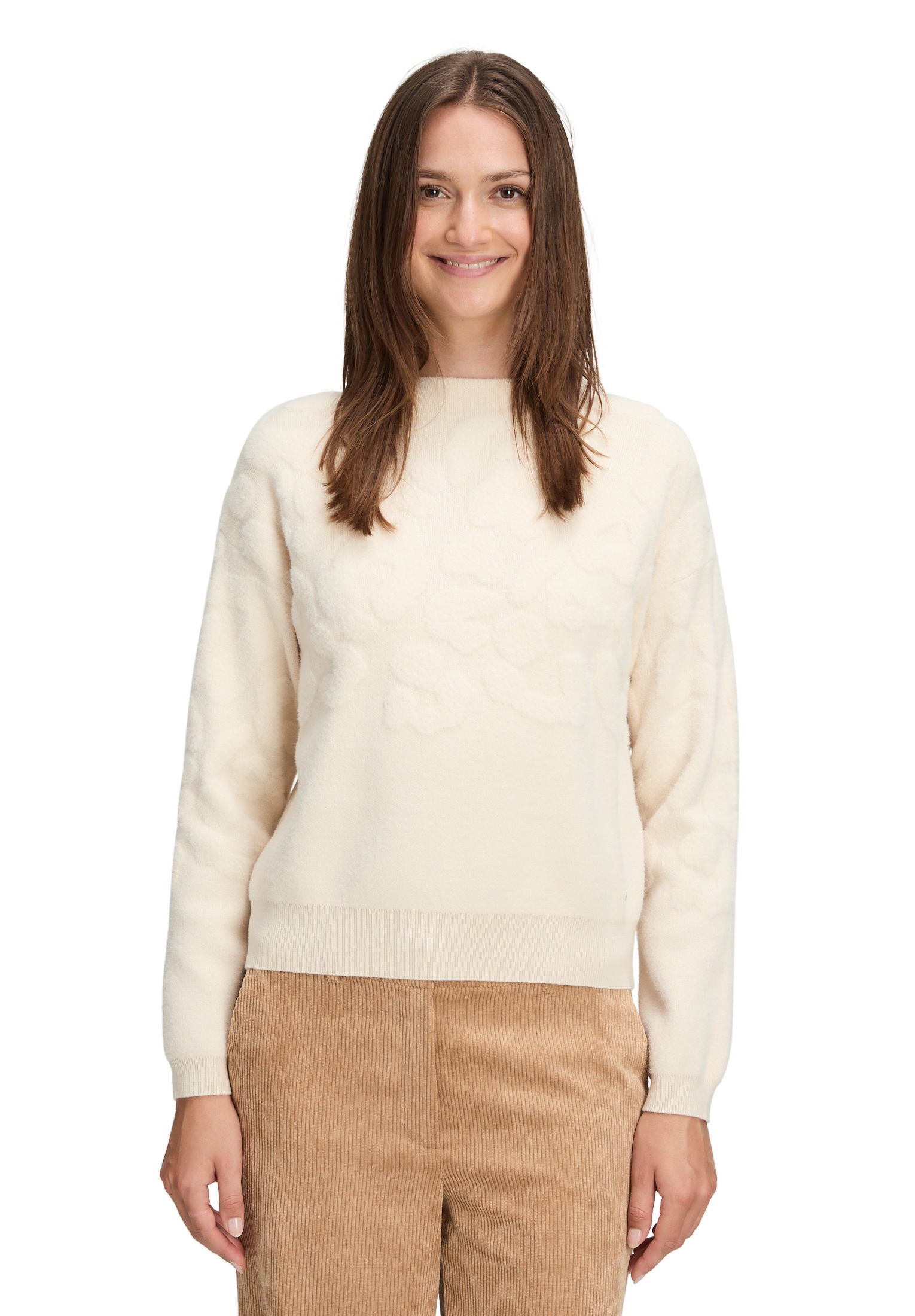 Betty&Co Strickpullover "Damen mit Jacquard", 1 Stk. günstig online kaufen