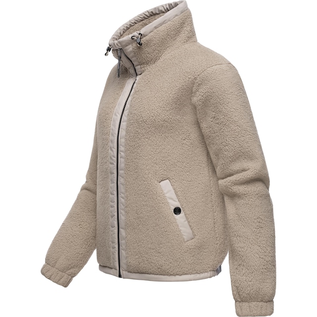 Ragwear Sweatjacke »Nordicka«, Sportliche Kapuzenjacke mit  Kunstleder-Elementen für kaufen | BAUR