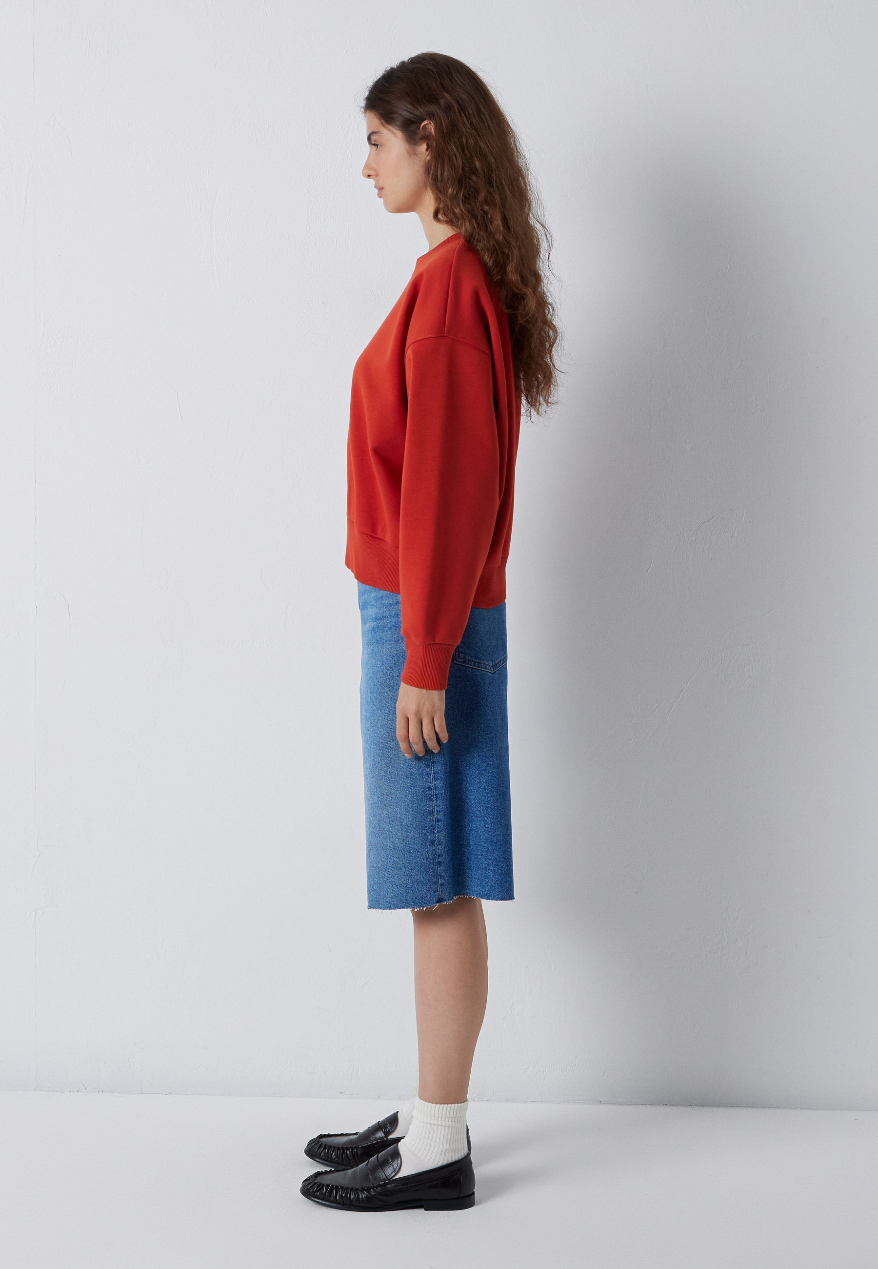 Mavi Rundhalspullover »CREW NECK SWEATSHIRT« Sweatshirt cropped