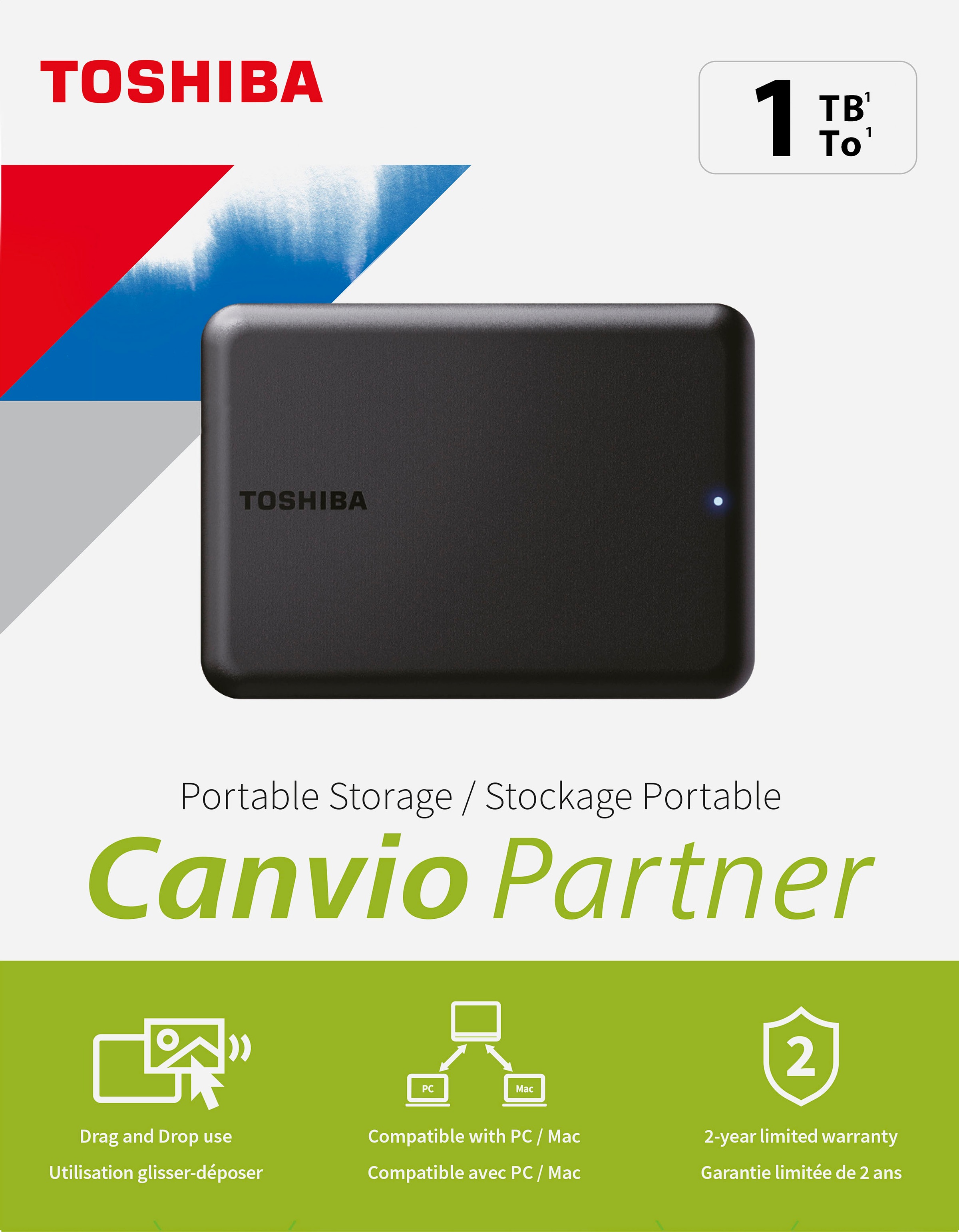 Toshiba externe HDD-Festplatte »Canvio Partner | Anschluss 1TB«, 3.2 Zoll, Gen-1 BAUR 2,5 USB