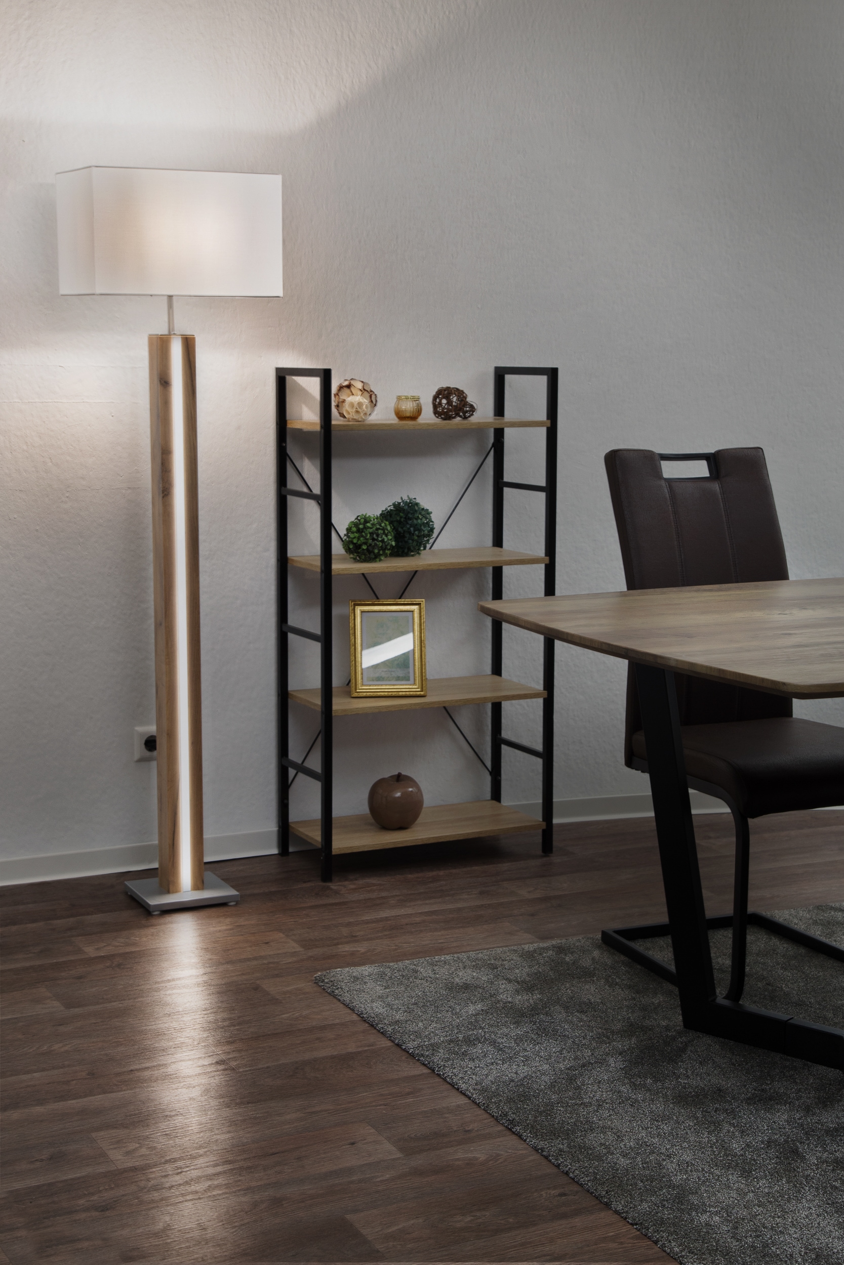 NOWA Stehlampe »FOREST« E27 1 Stk. Stehlampe Wohnzimmer Schlafzimmer Flur Design-Leuchte