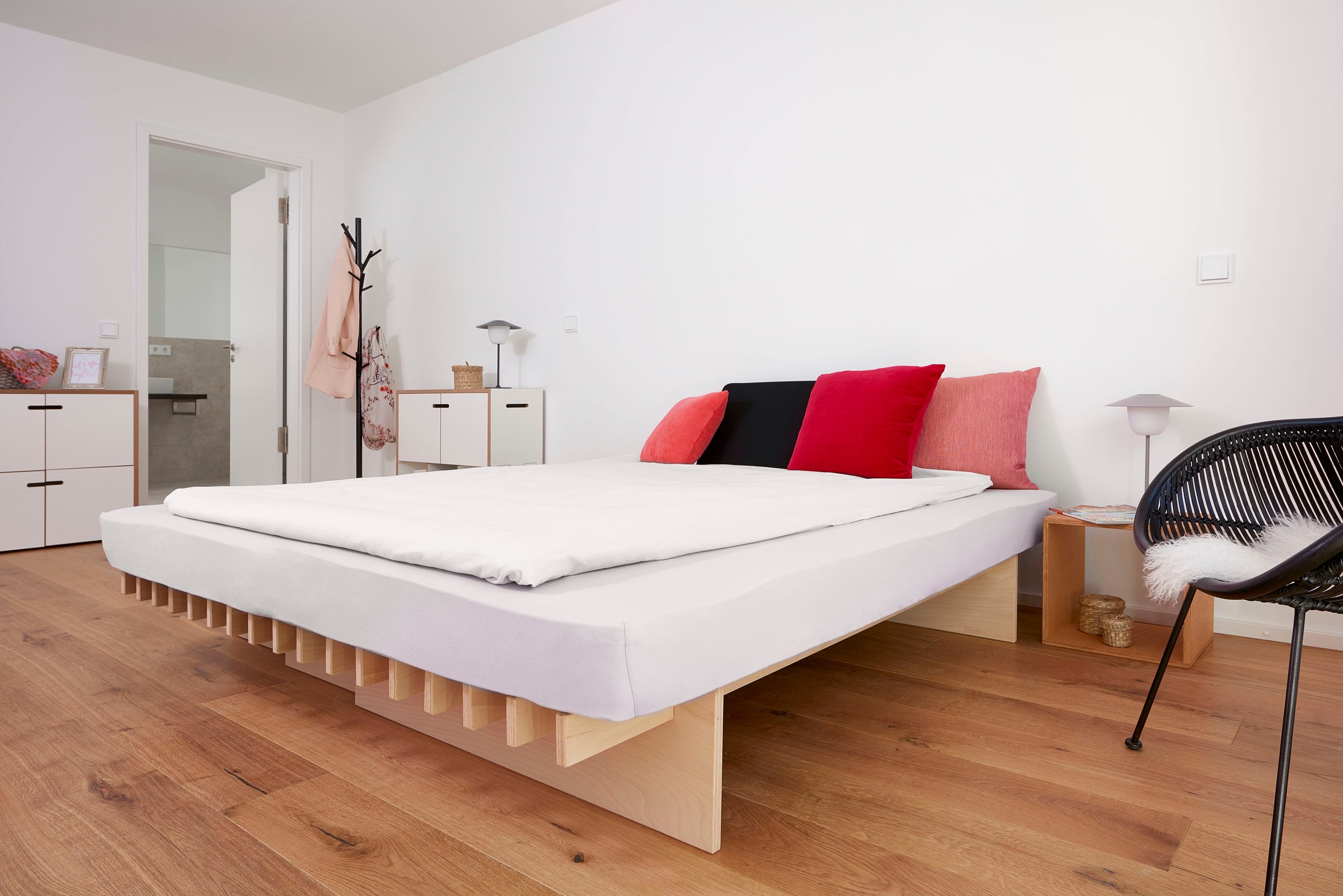 Tojo Futonbett »parallel«, einfache Montage ohne Werkzeug, in verschiedenen Breiten