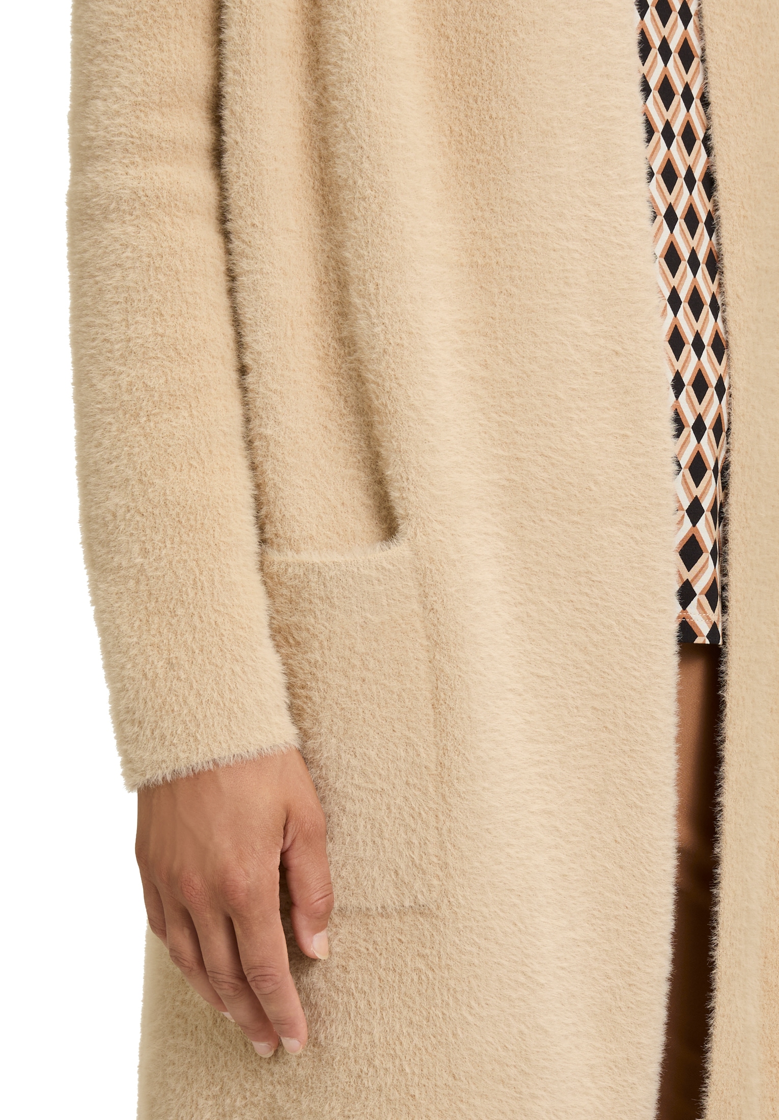 Betty Barclay Strickjacke »Betty Barclay Damen Strickmantel mit Kragen«, Material