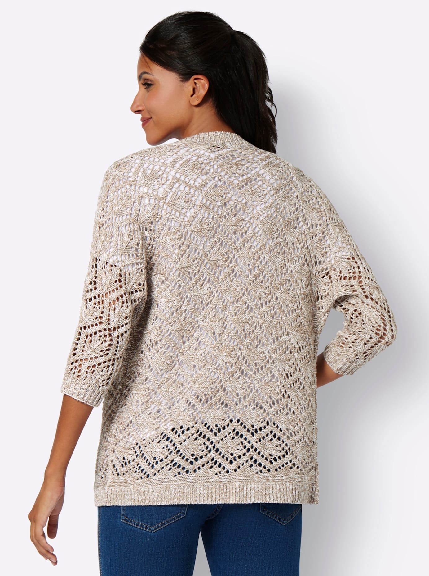 Classic Basics Women's Knit Cardigan Beige 52 2