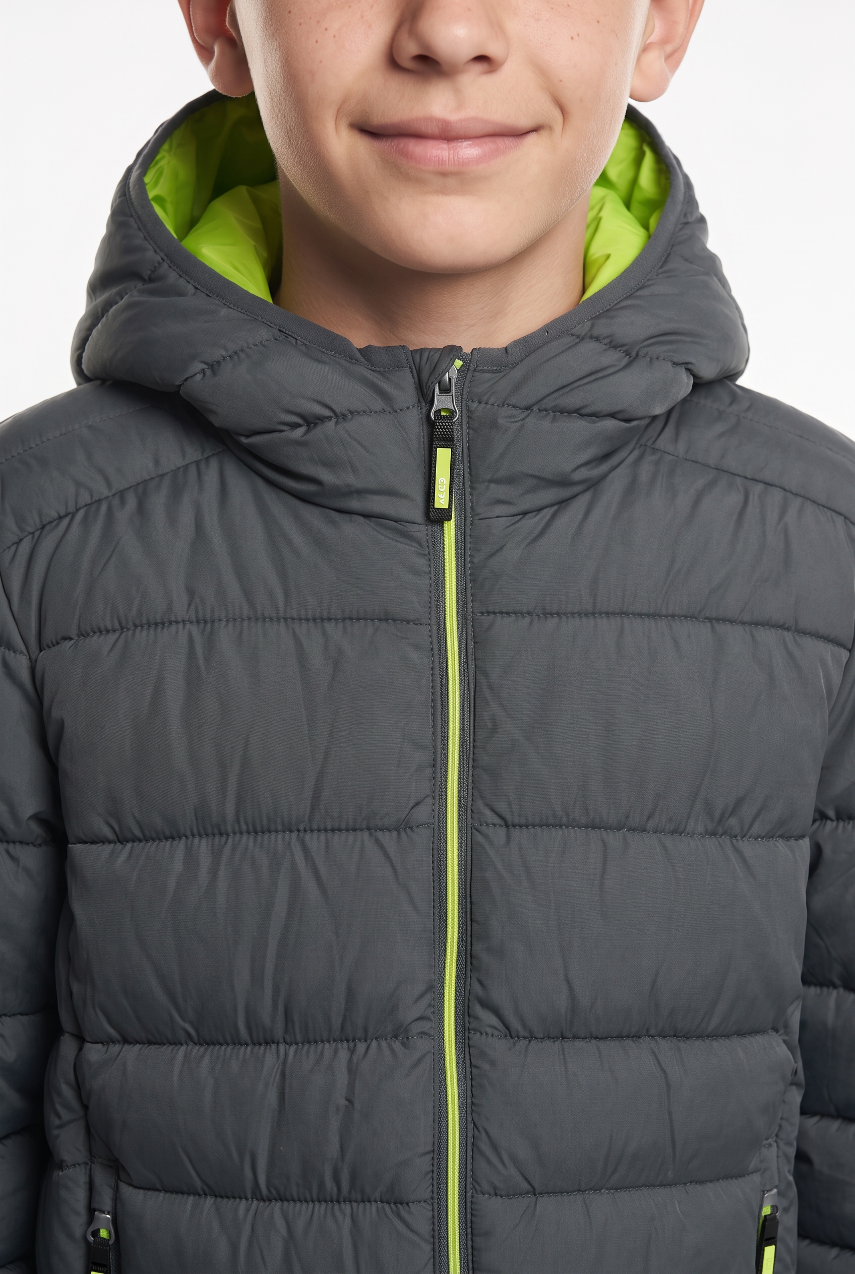 CMP Steppjacke »KID JACKET FIX HOOD« mit Kapuze mit Kapuze, winddicht, wasserabweisend, aus Polyester