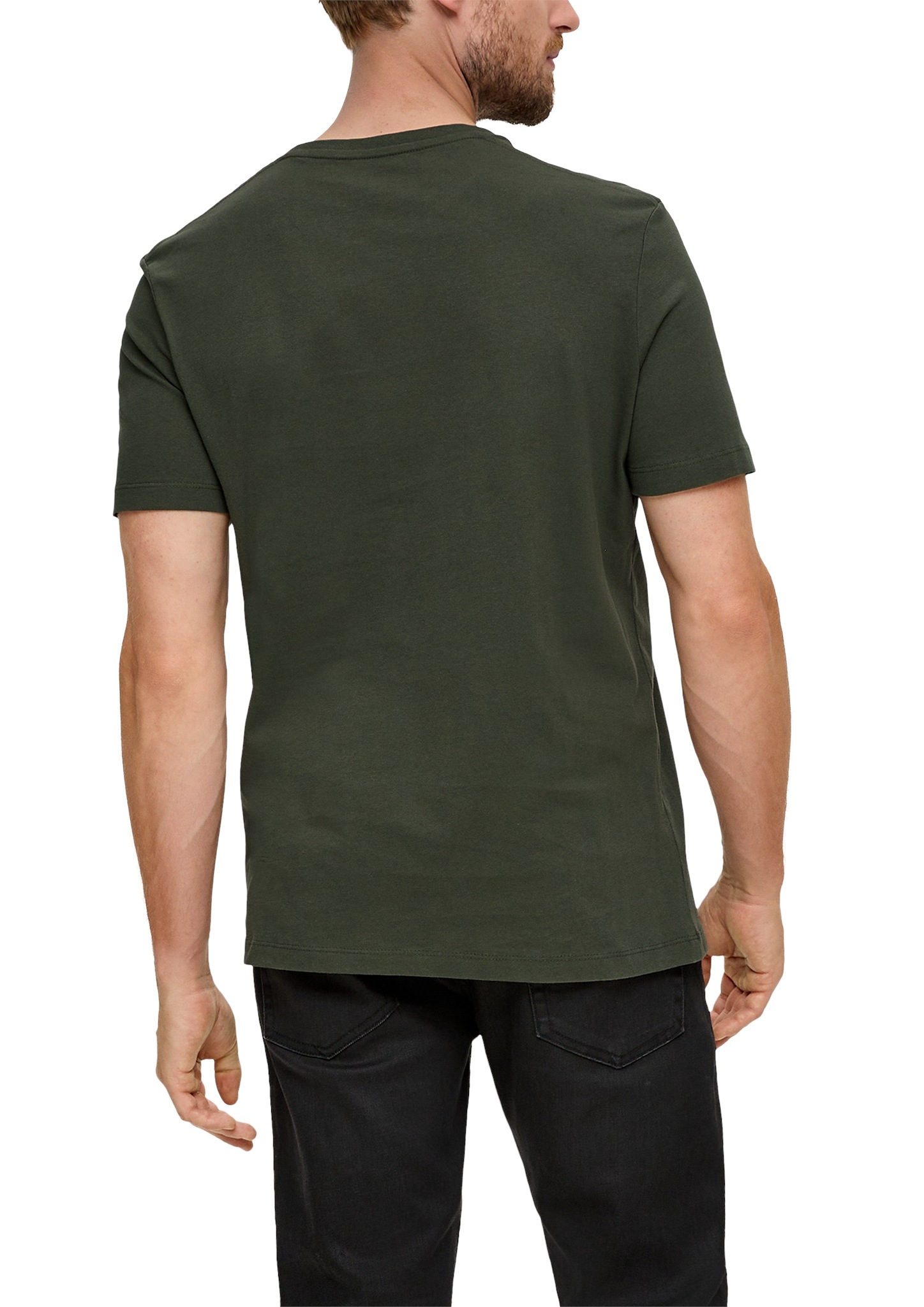 s.Oliver T-Shirt aus atmungsaktiver Baumwolle günstig online kaufen