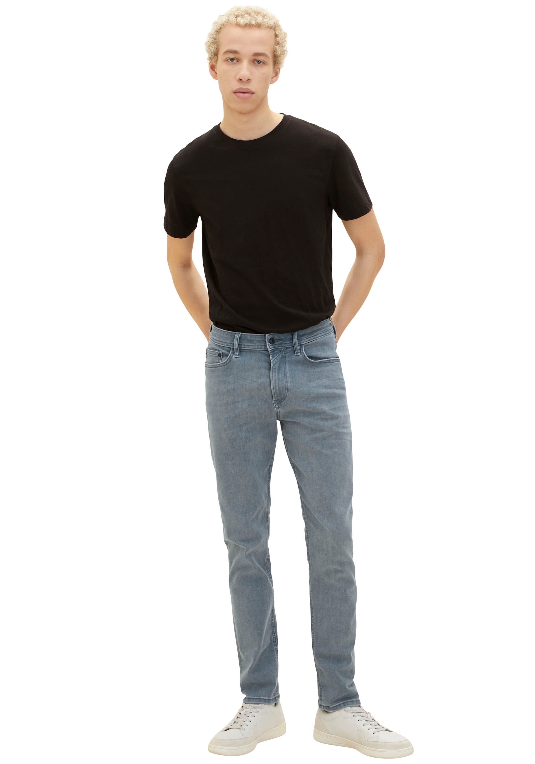 TOM TAILOR Denim Slim-fit-Jeans, mit Logo-Badge