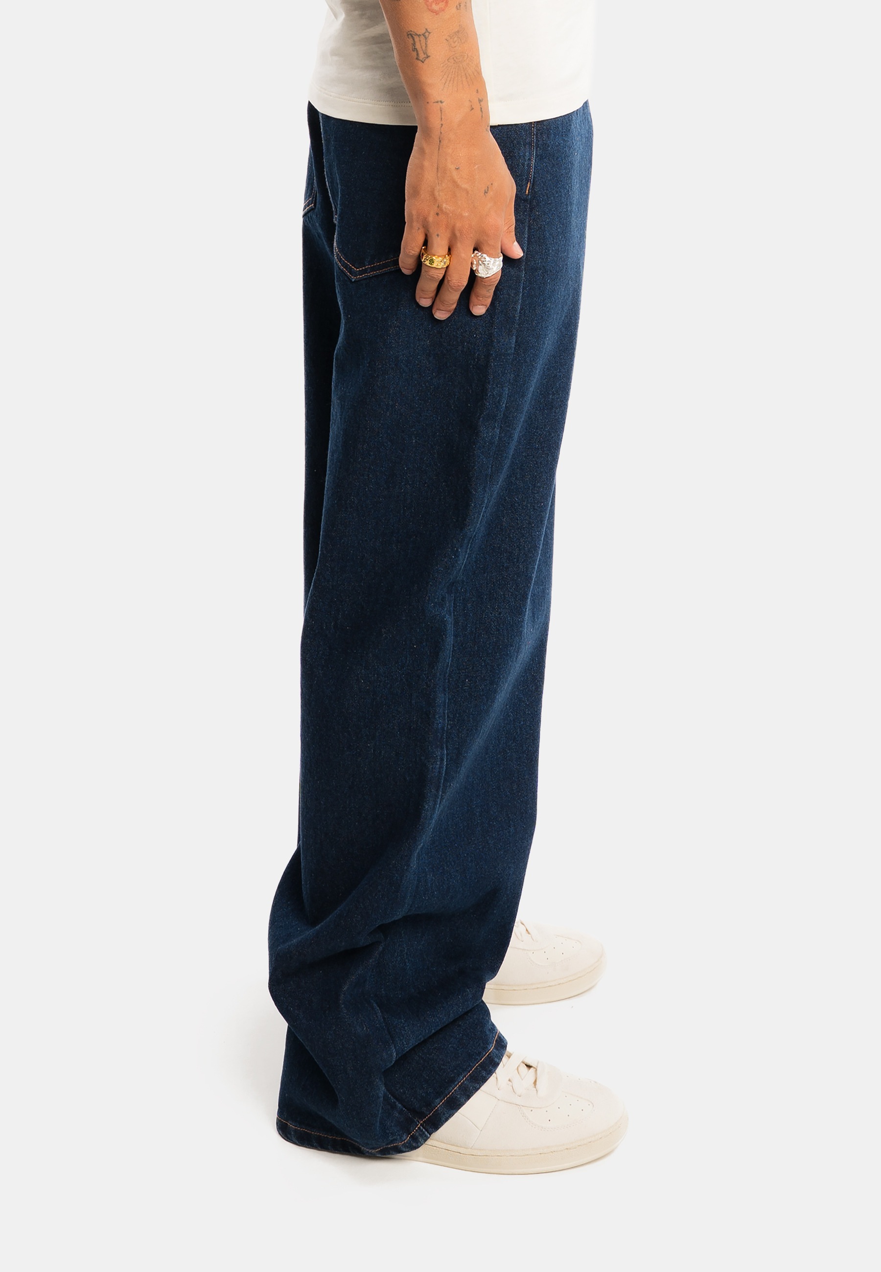 Another Cotton Lab Loose-fit-Jeans »Another Cotton Lab Another Indigo Jeans«
