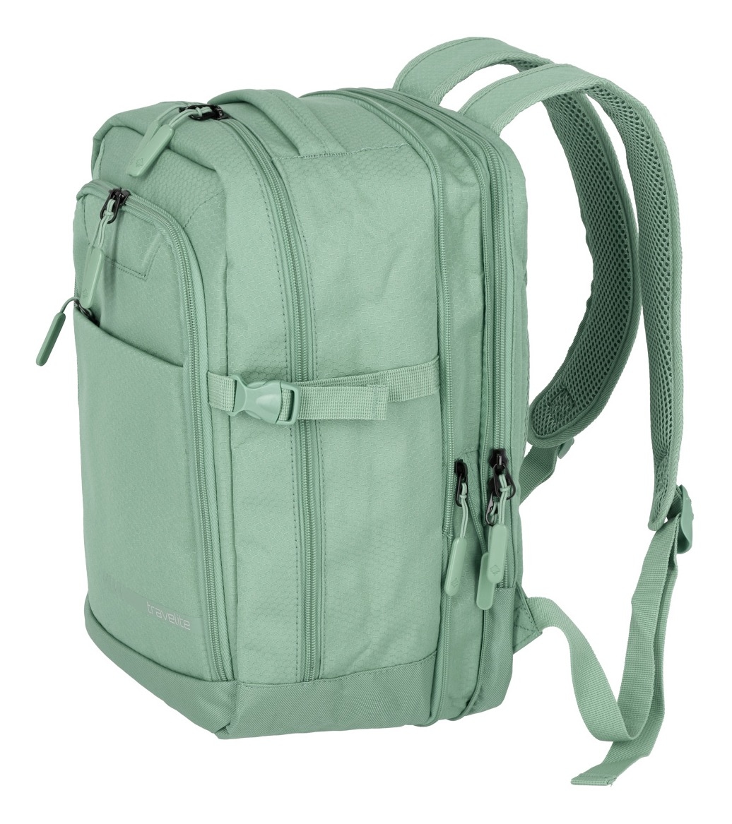 travelite Laptoprucksack »KICK OFF Cabin Rucksack«, Reiserucksack Freizeitrucksack Kabinengepäck Arbeitsrucksack