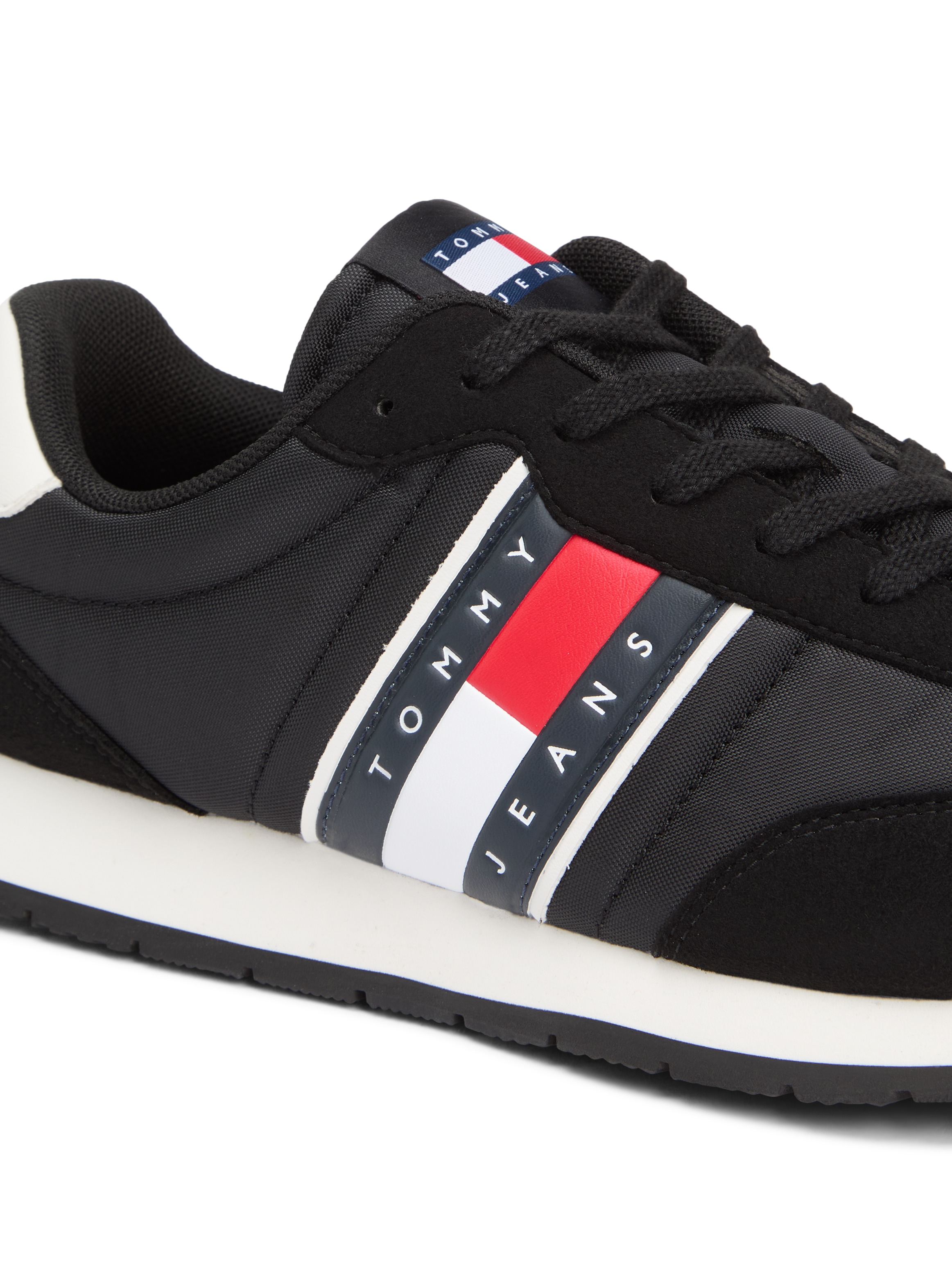 Tommy Jeans Sneaker »TJM  CLASSIC RUNNER«  Freizeitschuh, Halbschuh, Schnürer mit Kontrastbesätzen