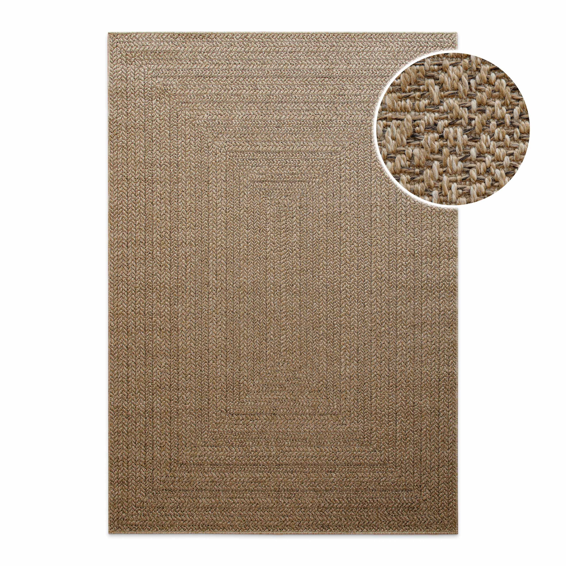 Wecon home Teppich »Layo« rechteckig 6 mm Höhe Flachgewebe, wetterfest, geometrisches Design, In- & Outdoor Teppich