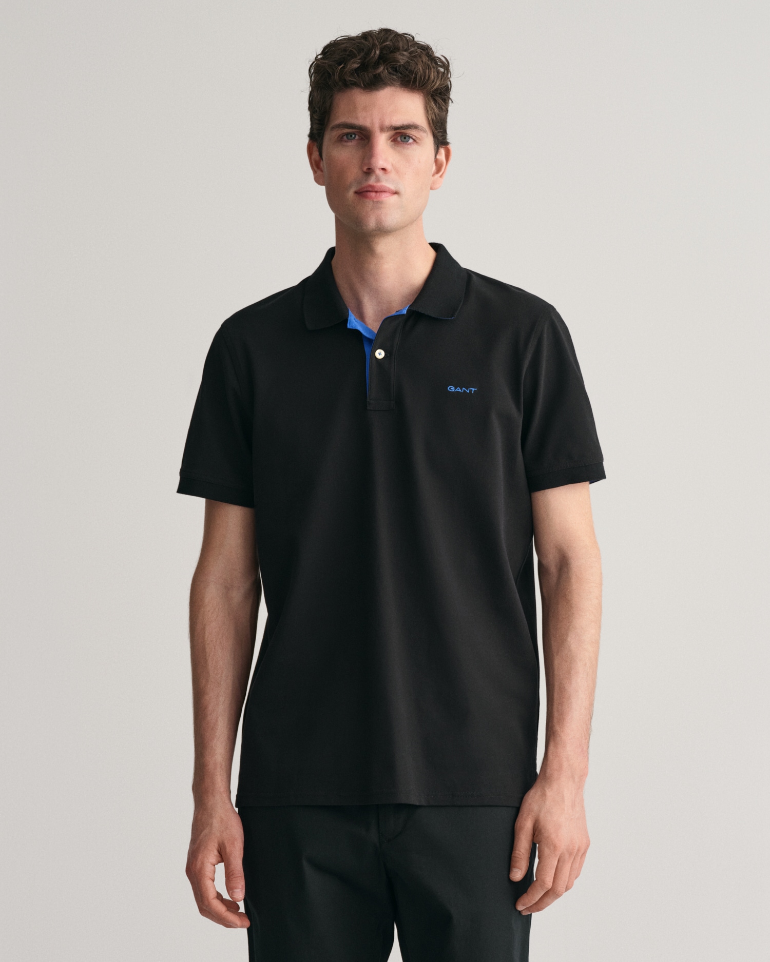 Gant Poloshirt »REG CONTRAST PIQUE SS RUGGER«, mit kontrastfarbenen Einsätzen