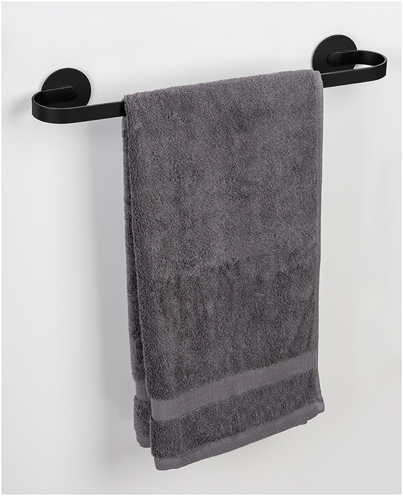 WENKO Handtuchstange »Turbo-Loc® Modell Uno Bivio«, aus Aluminium, Befestigen ohne Bohren, 40 cm