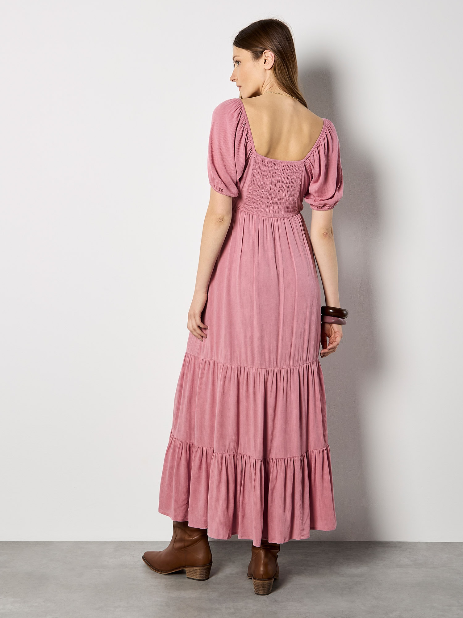 Apricot Maxikleid »Maxikleid« in Knitteroptik