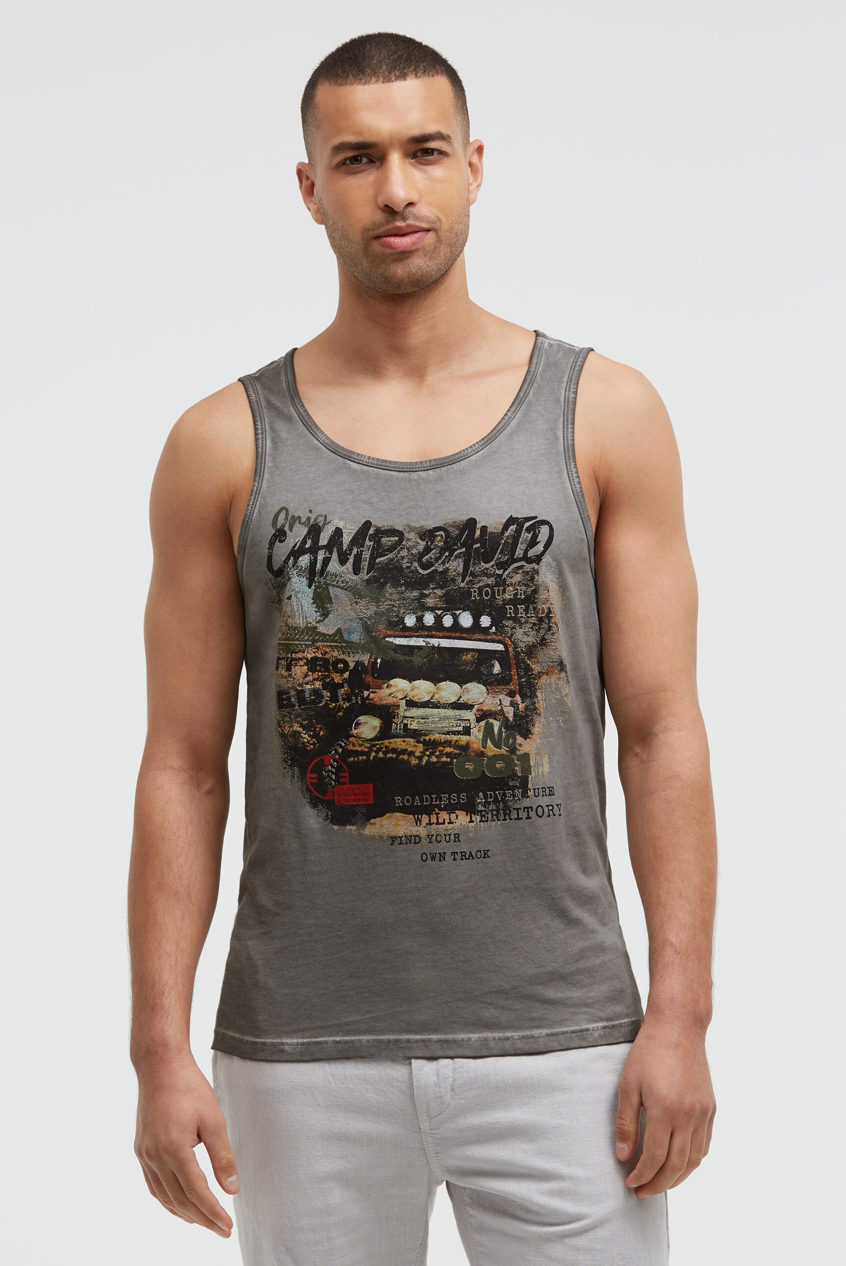 CAMP DAVID Tanktop aus Baumwolle