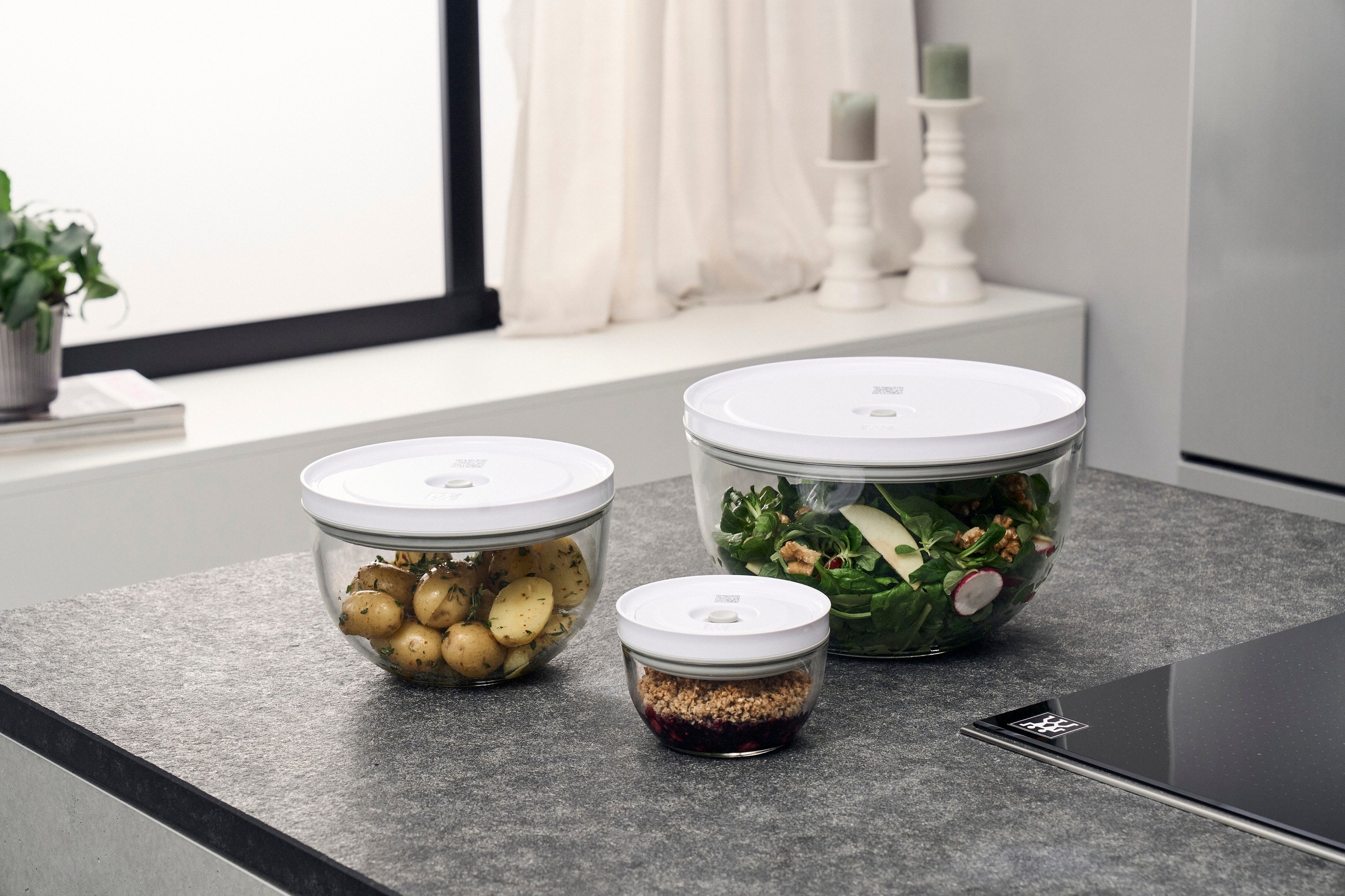 Zwilling Aufbewahrungssystem "Fresh & Save BOWLS" Set, 1 Vakuumschüssel + D günstig online kaufen