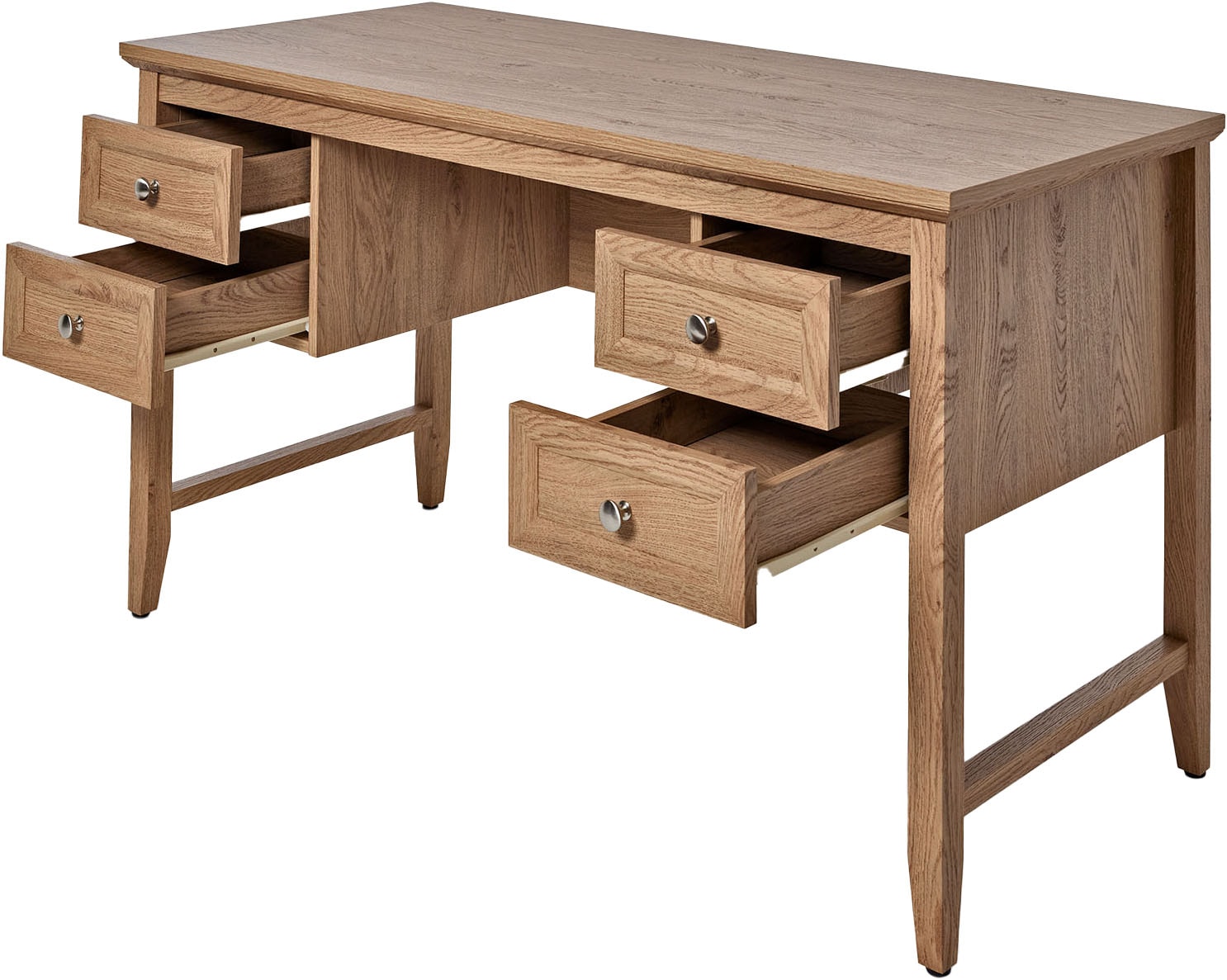 Jahnke Schreibtisch »CLASSIC D 130«, (1 St.), Schreibtisch, 4 Schubladen, Breite 130 cm
