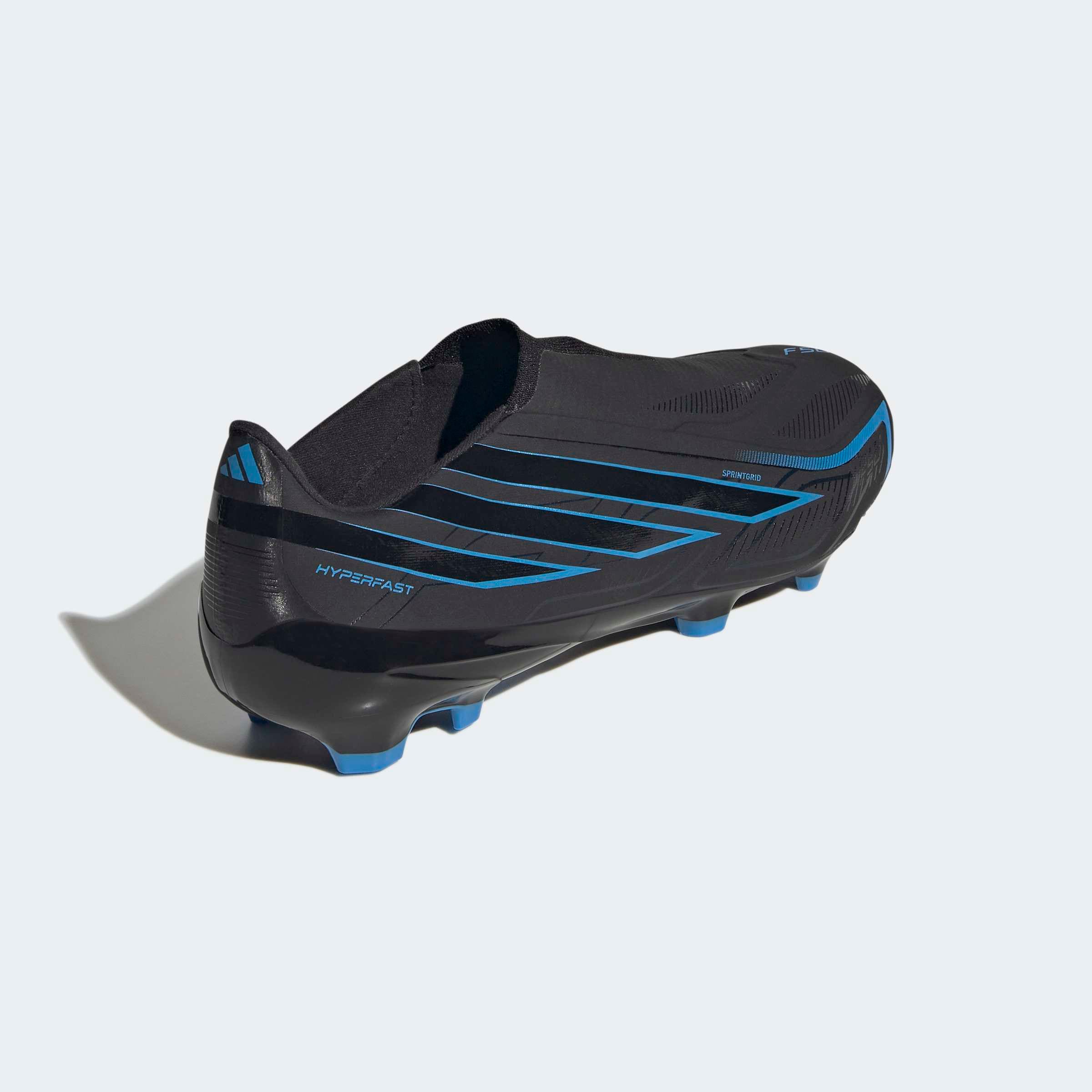 adidas Performance Fußballschuh »F50 HYPERFAST LEAGUE , FESTE BÖDEN, OHNE SCHNÜRSENKEL«  Außensohle für Rasen und feste Böden