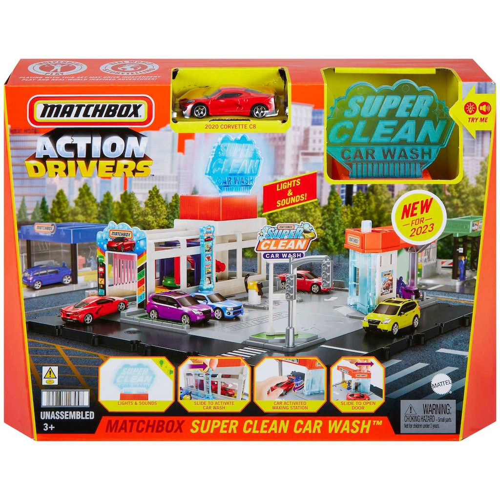 MATCHBOX Spielwelt »Matchbox, Super Clean Autowaschanlage«