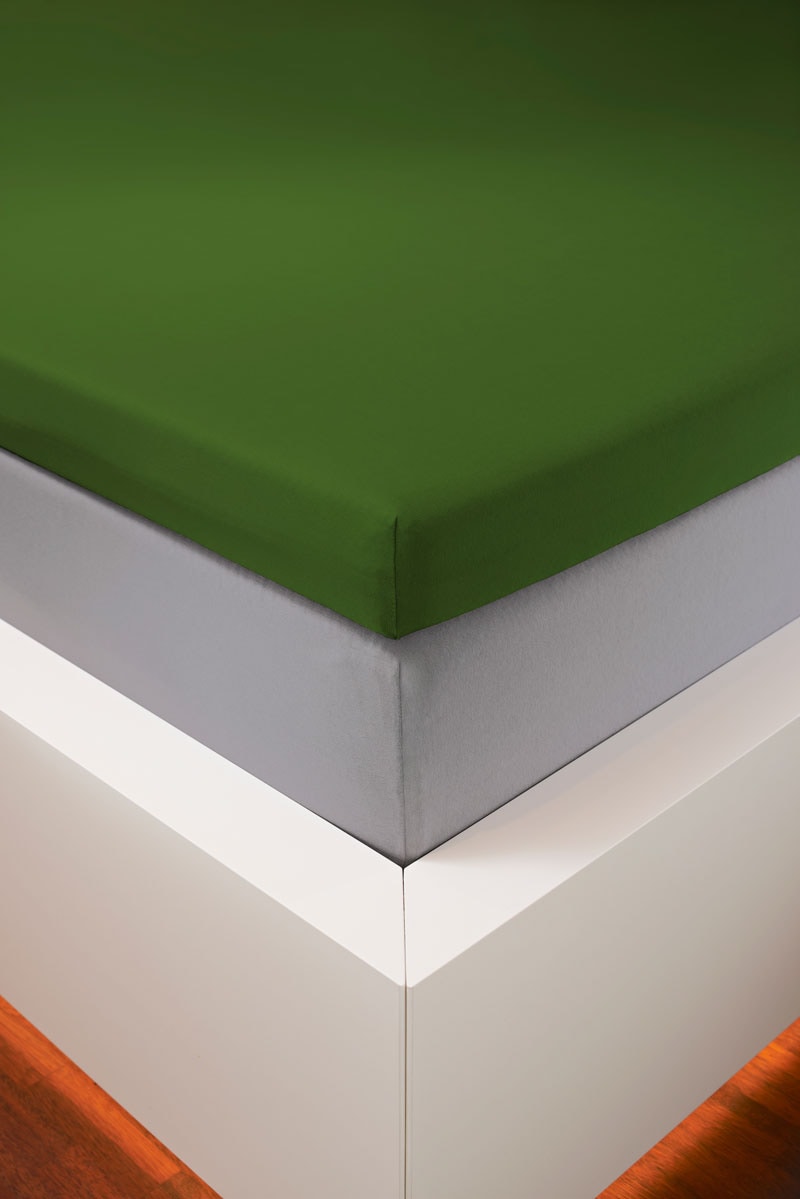 bellana Spannbettlaken "bellana deluxe für Topper, mit Elasthan, Premium Jersey 230 g/m²" mit 5% Elasthan, für Topper mit 4-10cm Höhe, bügelfrei, faltenfrei
