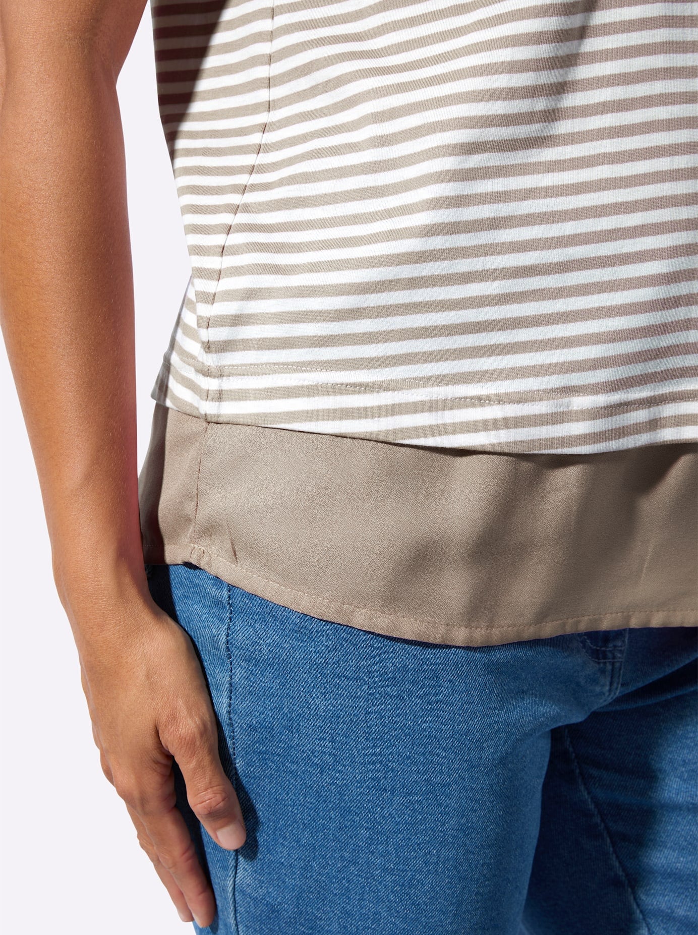 Casual Looks 2-in-1-Shirt »Ringelshirt« 1 tlg.