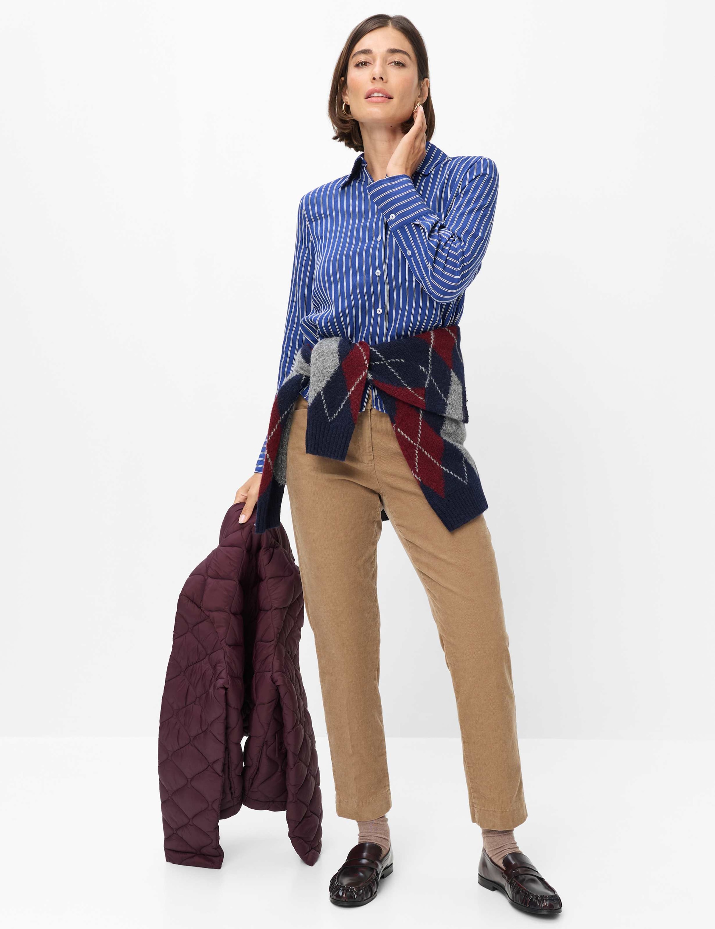 Brax Klassische Bluse »Style VICA« Streifen: Bluse im Lyocellmix