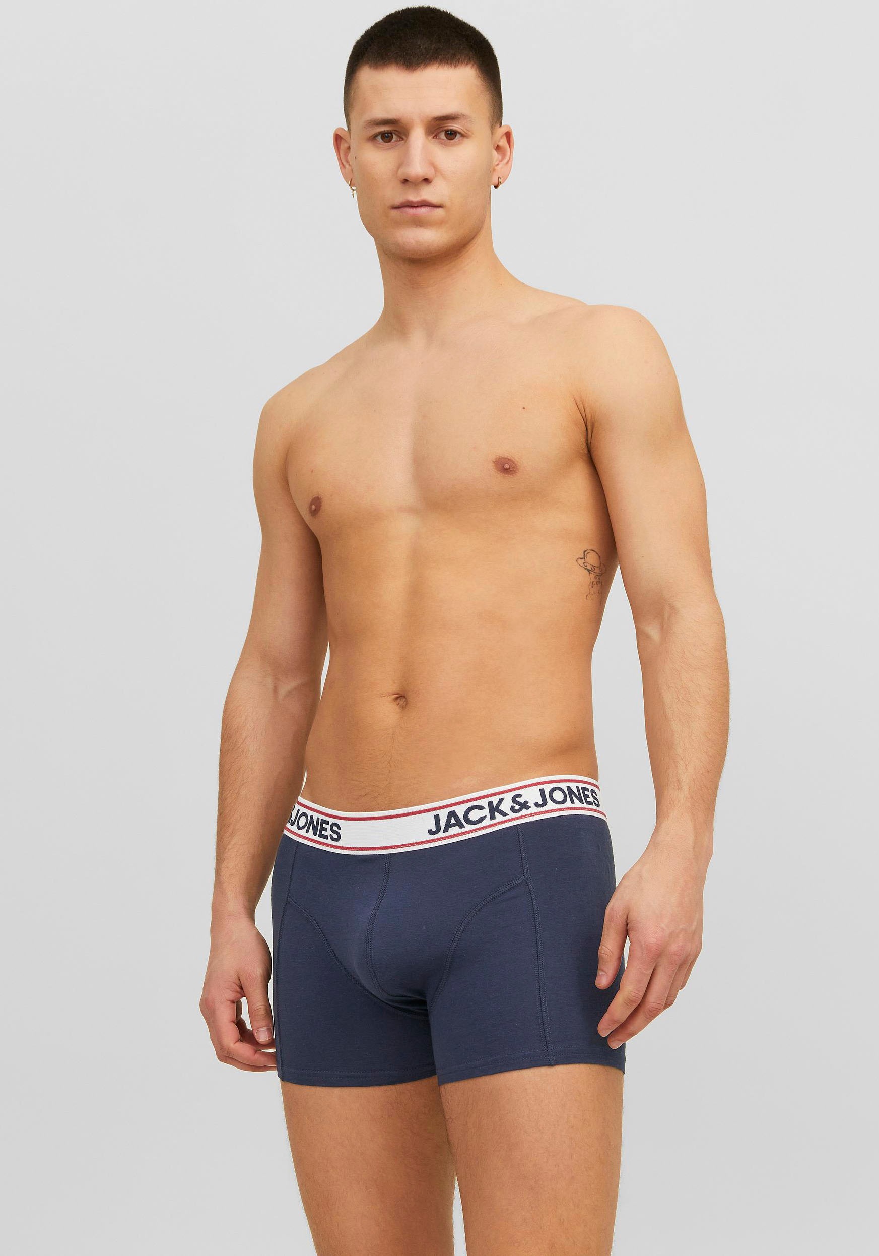 Jack & Jones Trunk »JACJAKE TRUNKS 3 PACK NOOS«, (Packung, 3 St.)