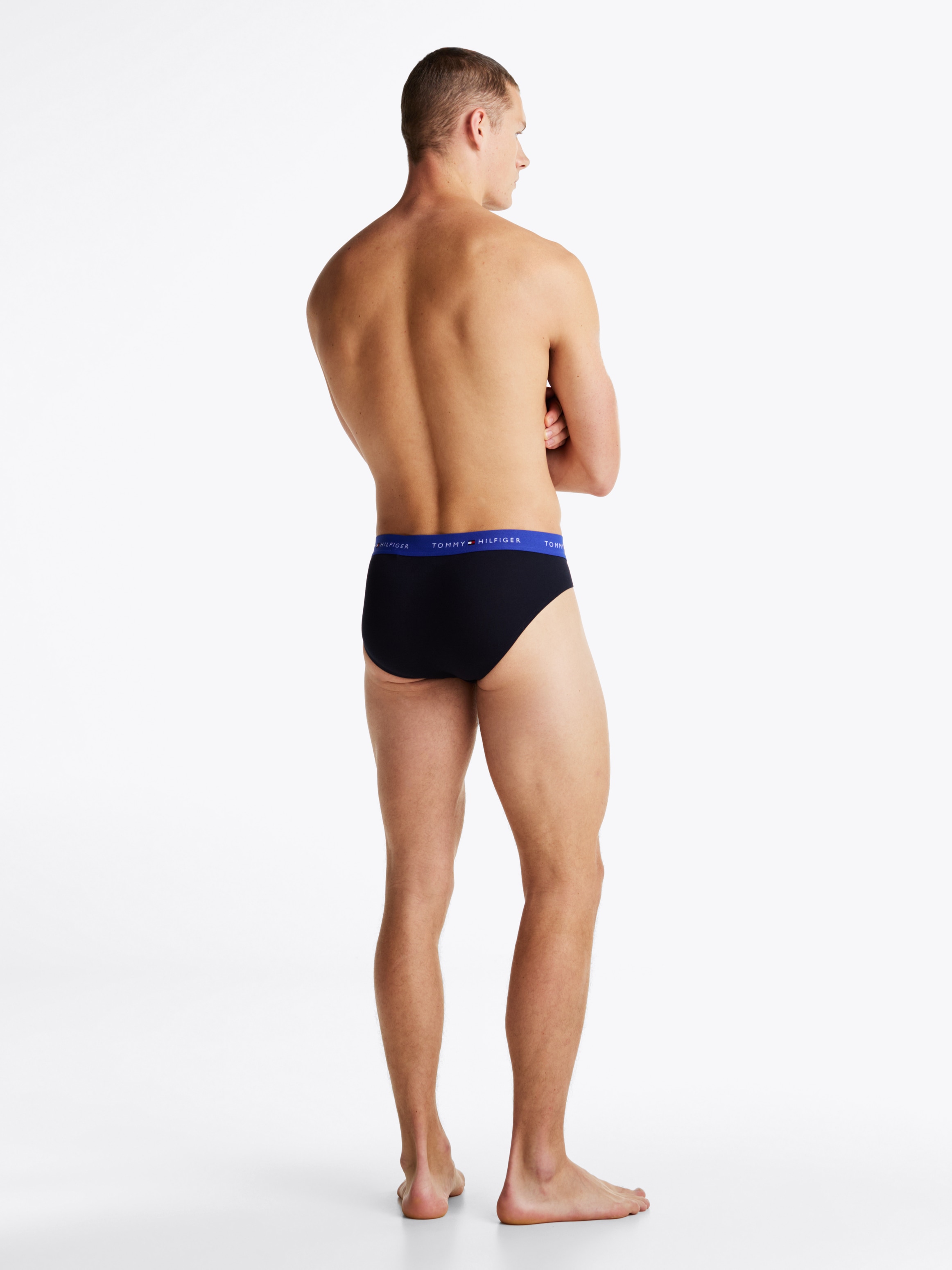 Tommy Hilfiger Underwear Slip »3P BRIEF WB«, (Packung, 3 St., 3er), mit Logobund