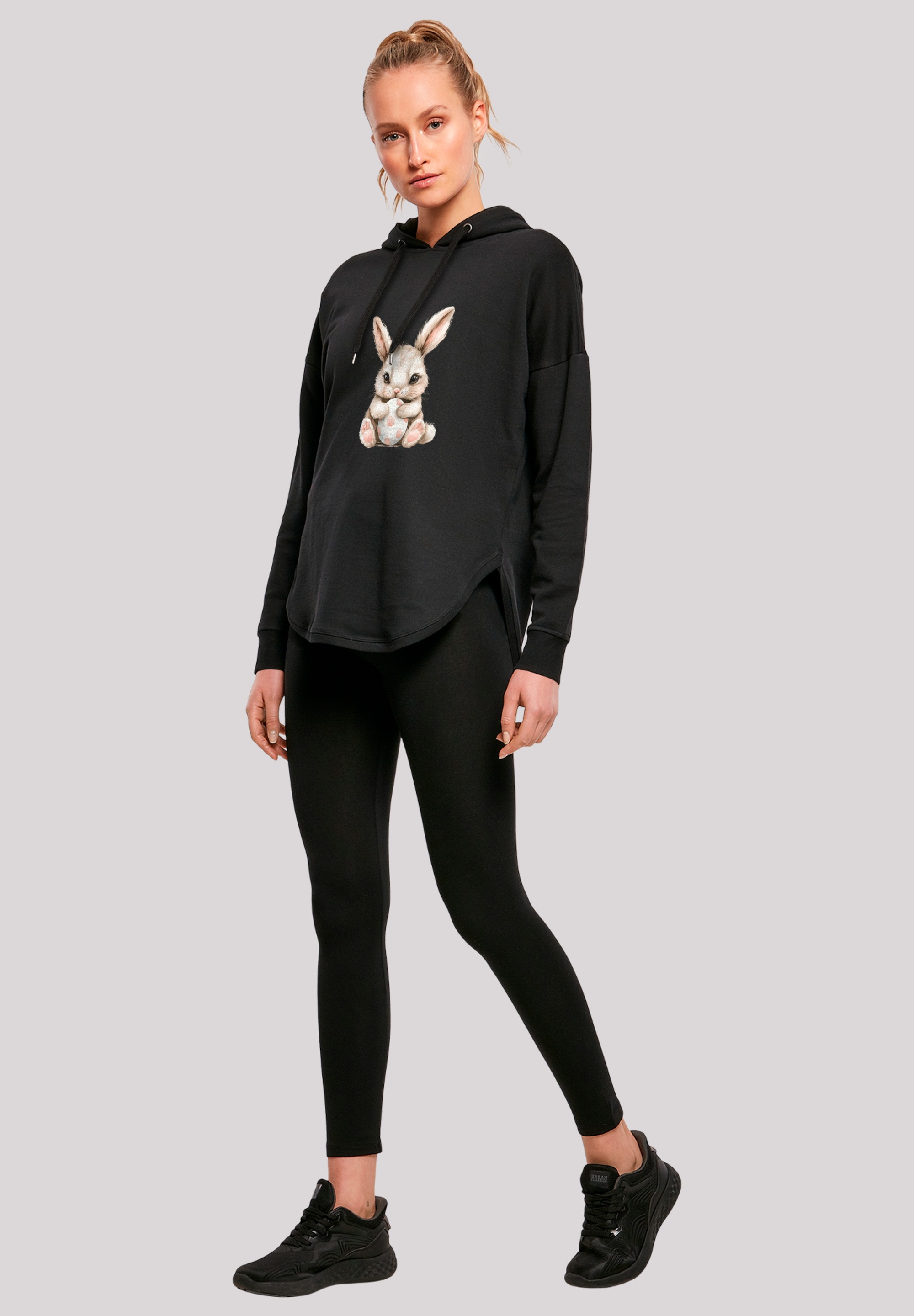 F4NT4STIC Kapuzenpullover »Niedlicher Osterhase mit Ei«, Premium Qualität
