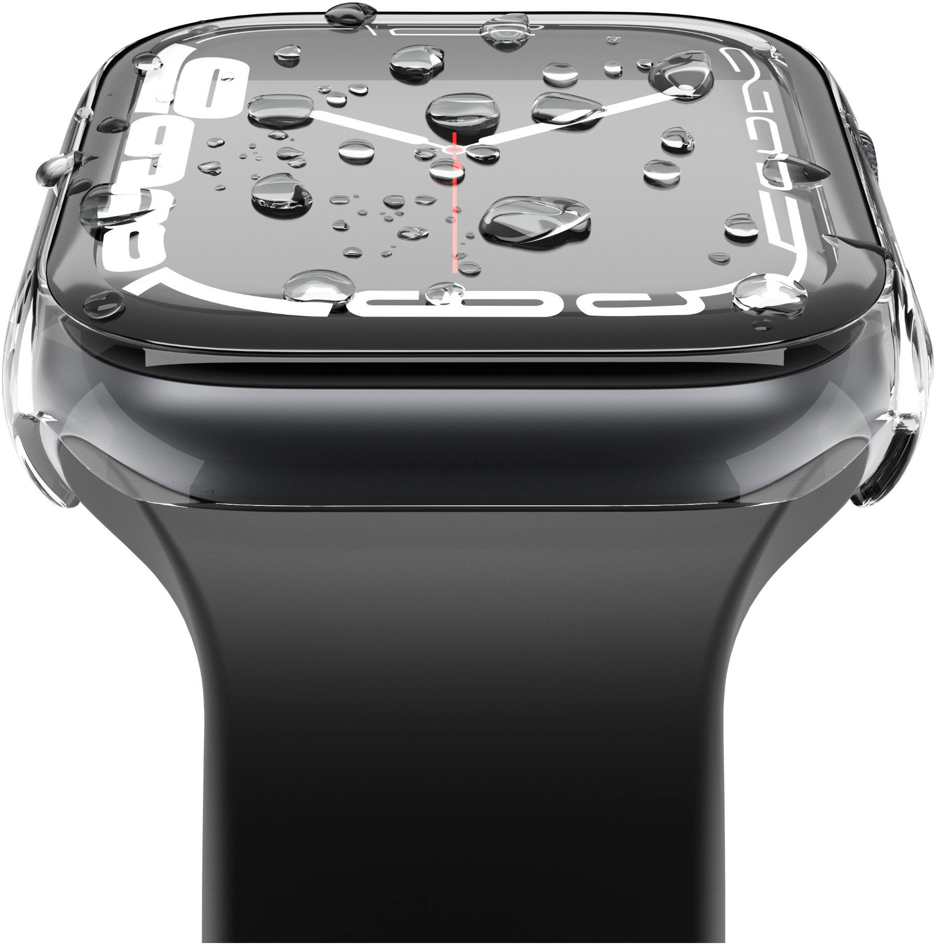 VONMÄHLEN Smartwatch-Hülle »Thin Case - Schutzhülle für Apple Watch, SE, Case 44mm, transparent«