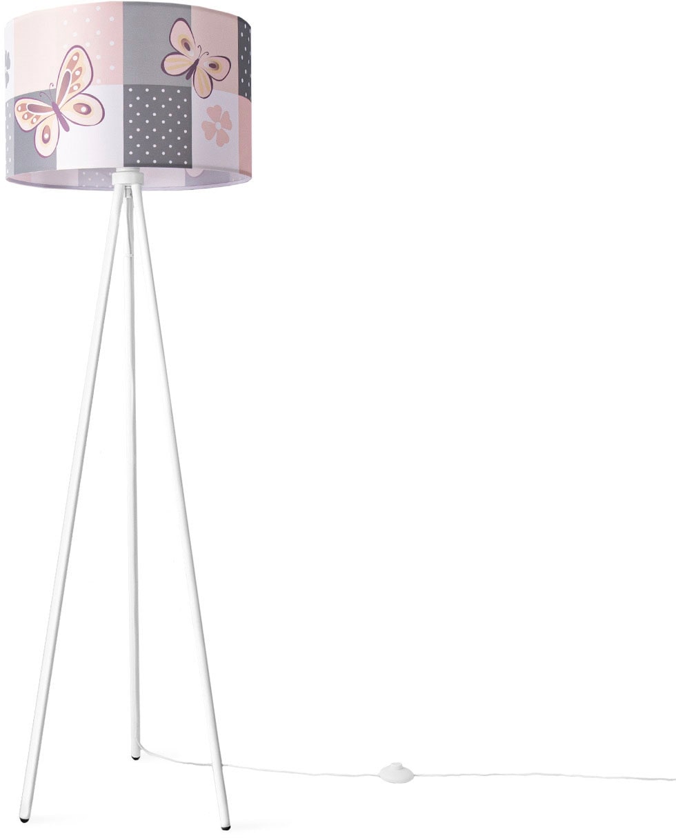 E27 Kinderlampe BAUR Schmetterling | »Trina Paco Kinderzimmer Home Babyzimmer Cosmo«, Blumen Stehlampe Lampe