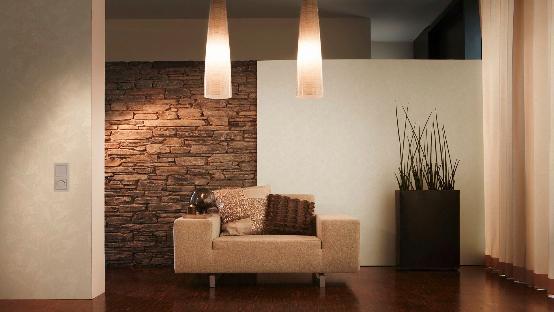 living walls Vliestapete »Memory«, uni-einfarbig, Uni Tapete Einfarbig matt glatt