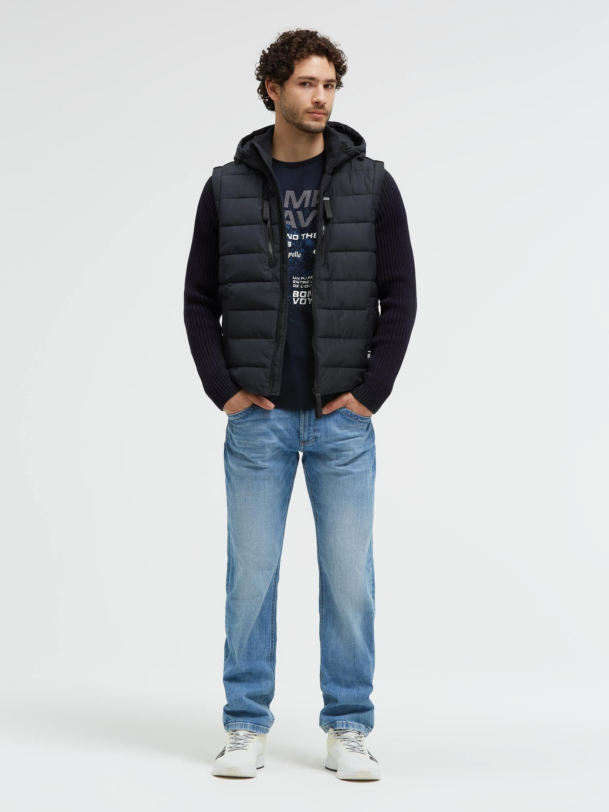 CAMP DAVID Winterjacke mit Kapuze mit Brusttaschen