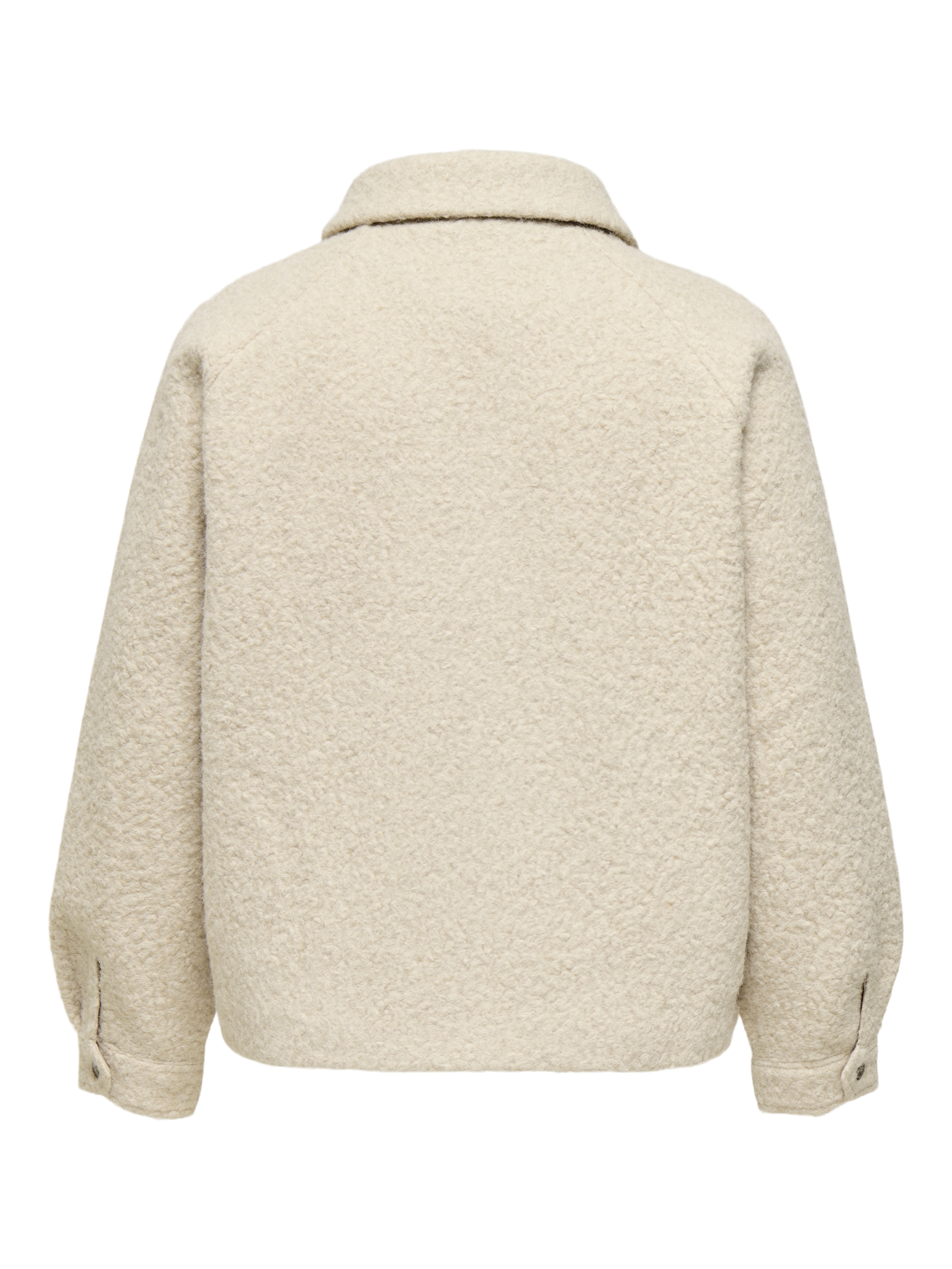 ONLY CARMAKOMA Fleecejacke »CARMALO SHORT BOUCLE JACKET OTW NOOS«, ohne Kapuze