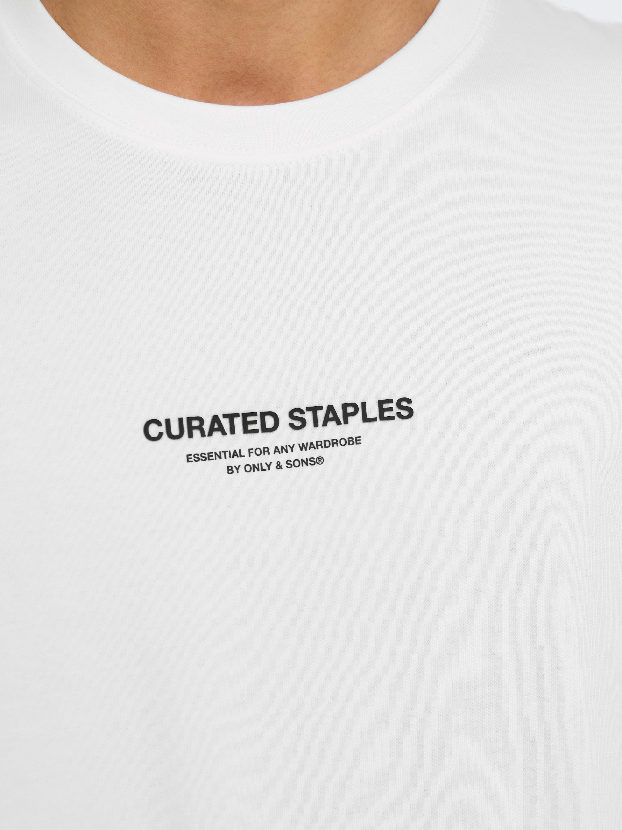 ONLY & SONS Rundhalsshirt »ONSCURATED RLX PRINT SS TEE«