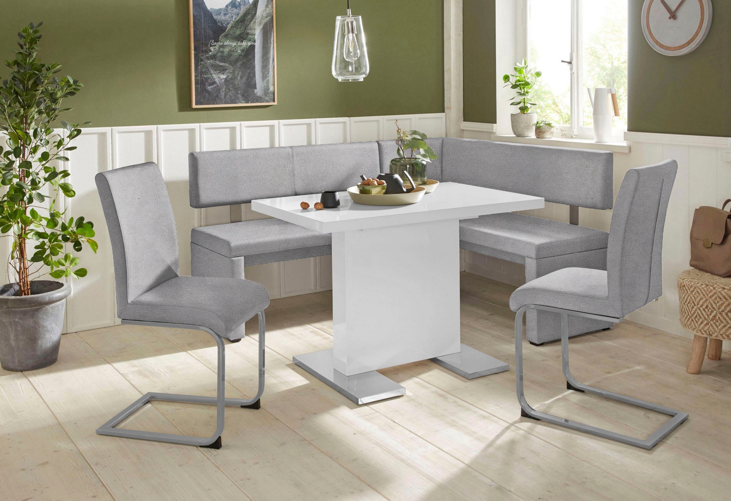 Home affaire Eckbank "Charissa" in 3 Größen, verschiedene Qualitäten günstig online kaufen