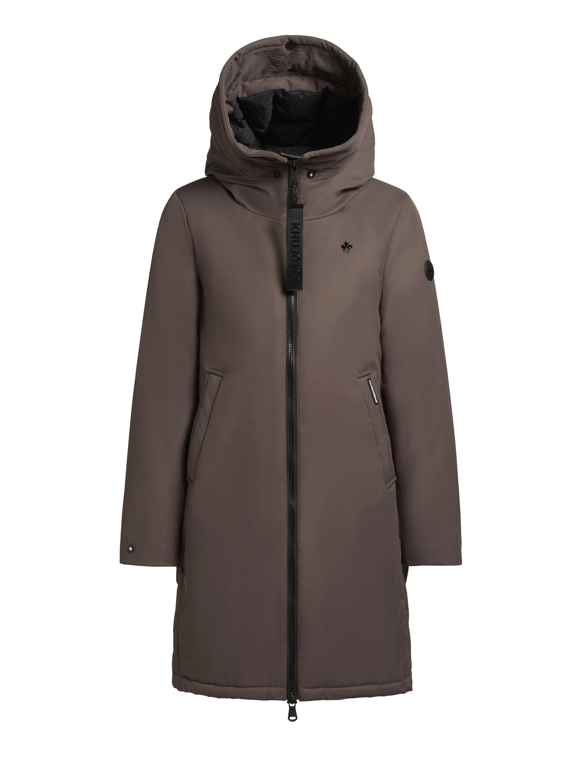 khujo Kurzmantel »Yaak3-YM«, urbaner Damen Parka mit gestepptem Innenfutter