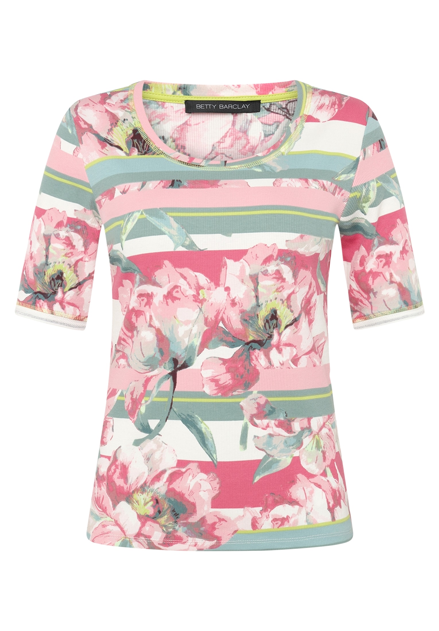 Betty Barclay Kurzarmshirt »Damen mit Rippenstruktur« 1 Stk.