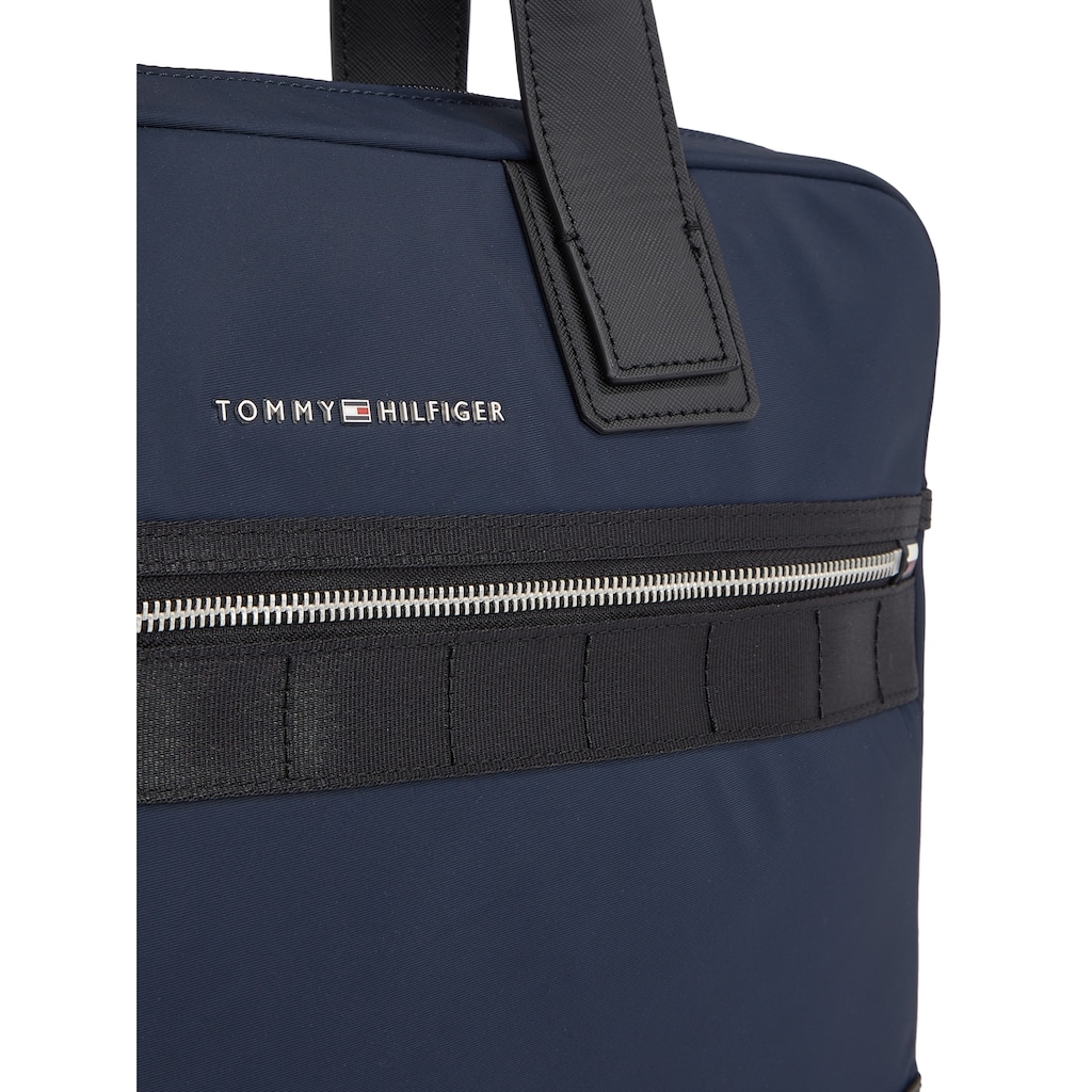 Tommy Hilfiger Messenger Bag »TH ELEVATED NYLON COMPUTER BAG«, im praktischem Format