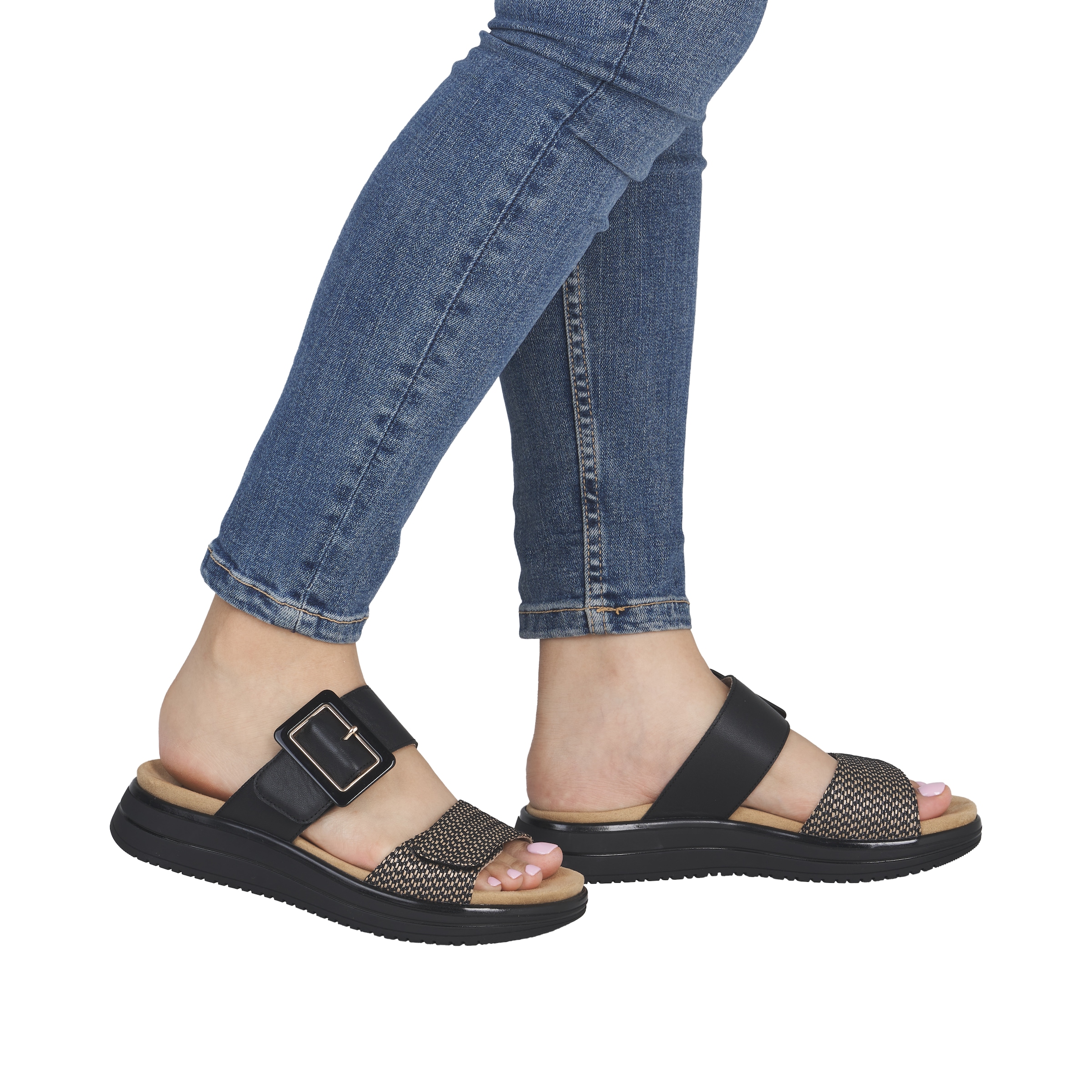 Remonte Pantolette  Sommerschuh, Strandschuh, Schlappen mit Lite´n Soft-Ausstattung