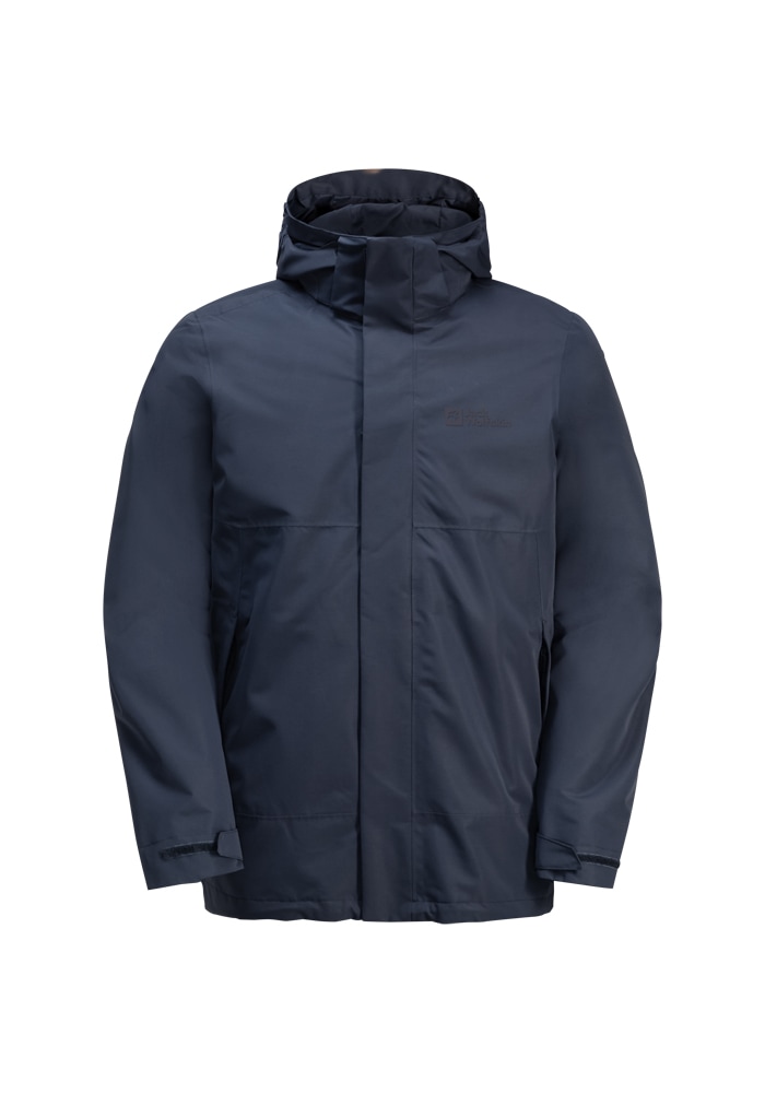 Jack Wolfskin 3-in-1-Funktionsjacke "LUNTAL 3IN1 JKT M", mit Kapuze