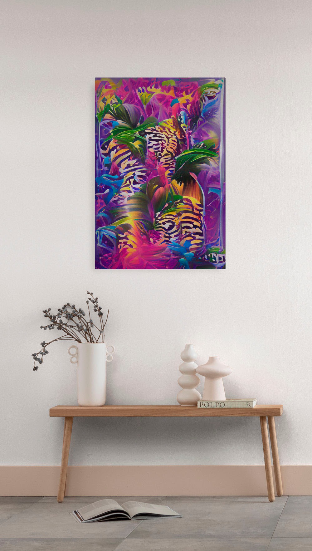 Komar Leinwandbild "Disco Fever - Größe 40 x 60 cm" Natur 1 Stk. tlg. Keilr günstig online kaufen
